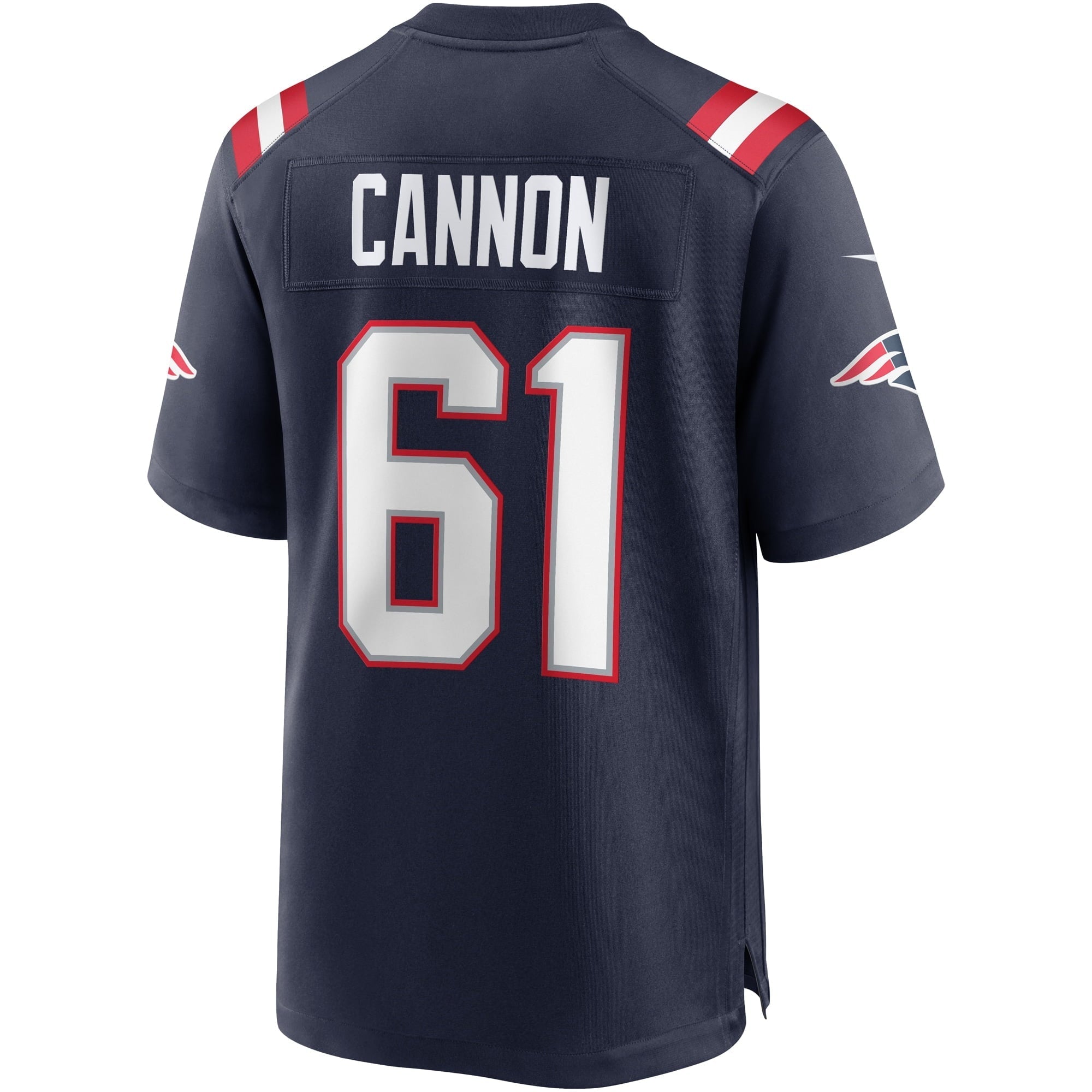 Men's Nike Marcus Cannon Navy New England Patriots Game Jersey - vstockx