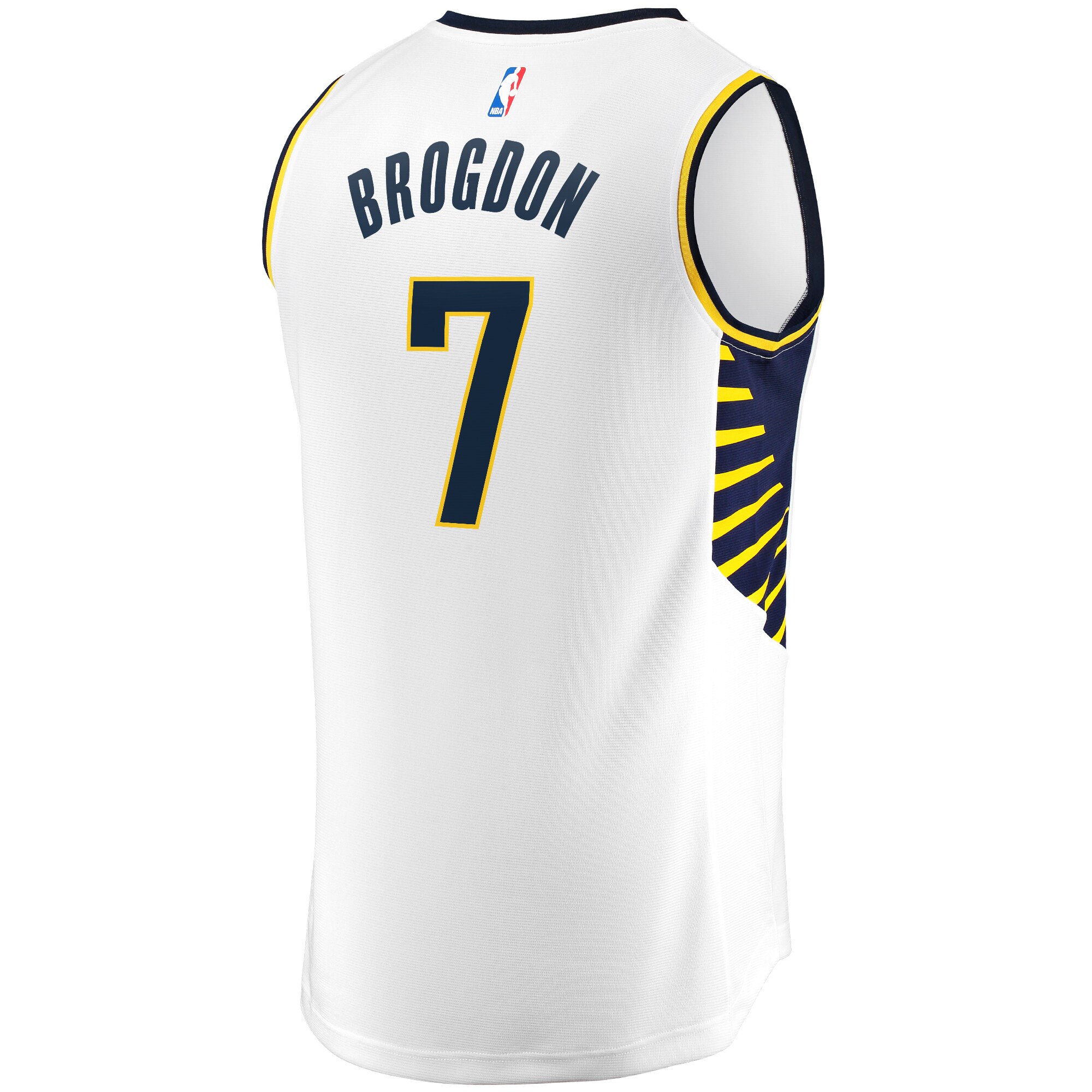 Malcolm Brogdon Indiana Pacers Fanatics Branded Fast Break Replica Jersey White - Association Edition - vstockx