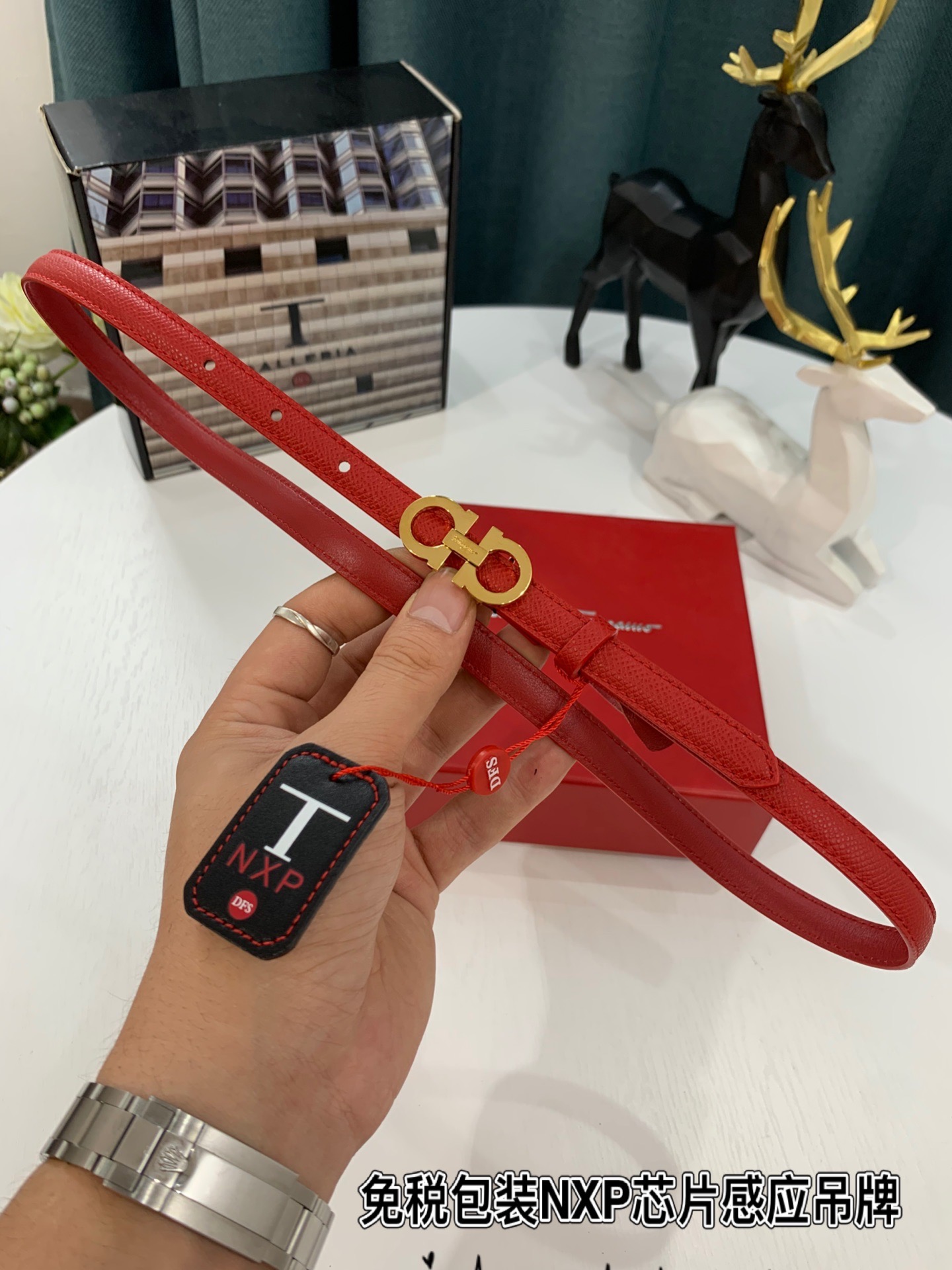 Streetwear Belt Ferragamo 319164 size:3.5cm - vstockx