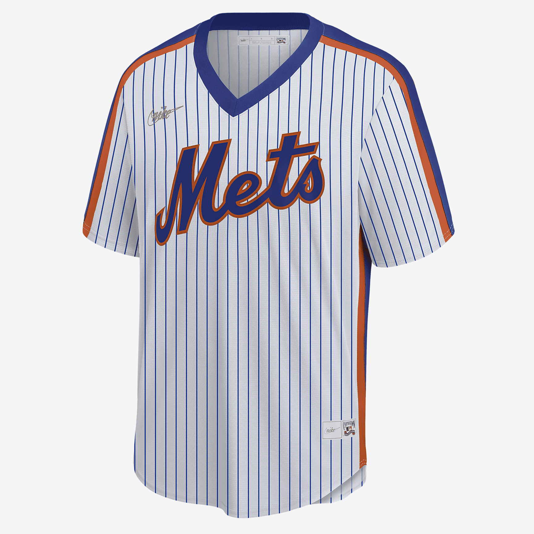 MLB New York Mets (Darryl Strawberry) Men's Cooperstown Baseball Jersey - White - vstockx