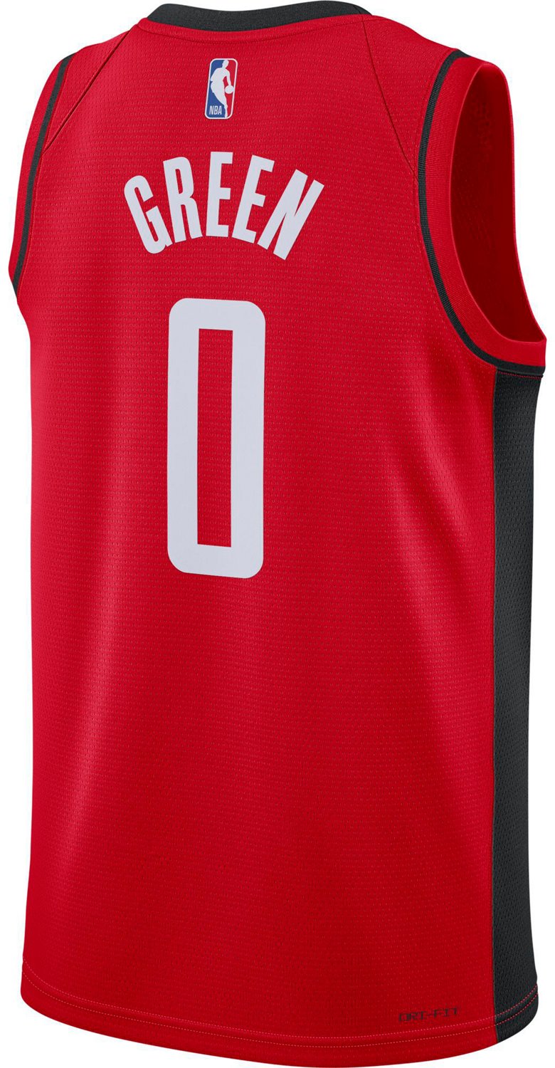 Nike Men's Houston Rockets Green Swingman Icon Jersey - vstockx