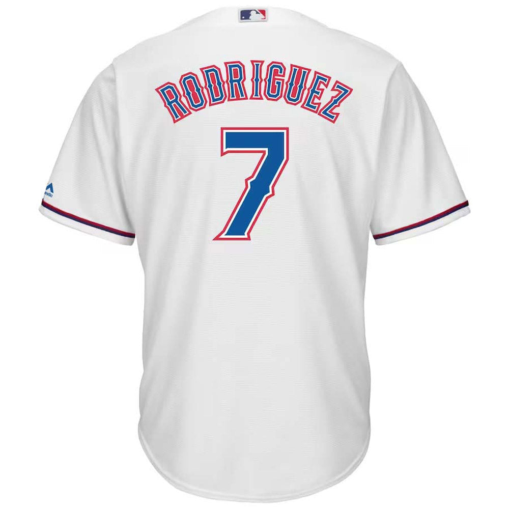 Youth Texas Rangers Ivan Rodriguez Replica Home Jersey - White - vstockx