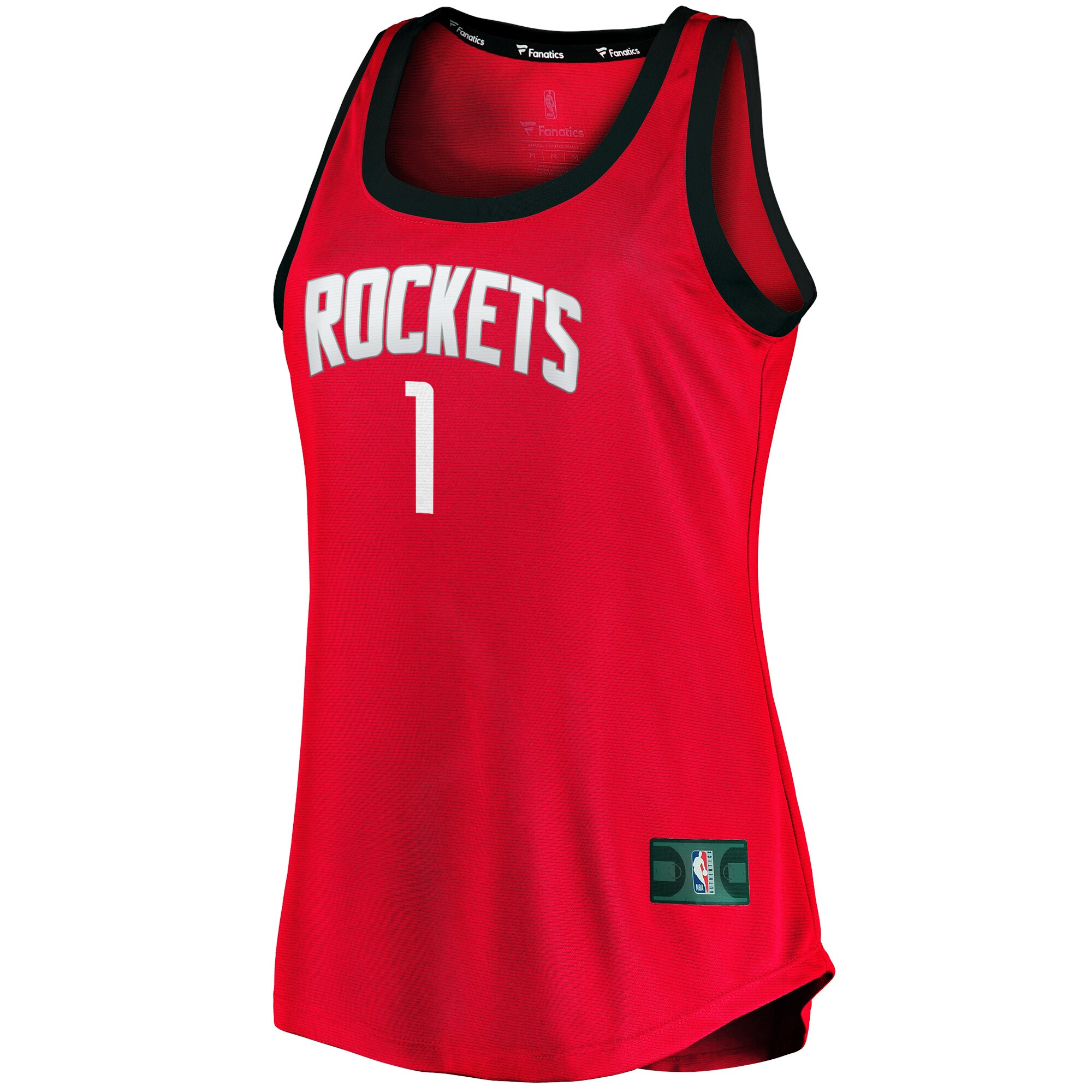 John Wall Houston Rockets Fanatics Branded Women's 2020/21 Fast Break Tank Jersey - Icon Edition - Red - vstockx