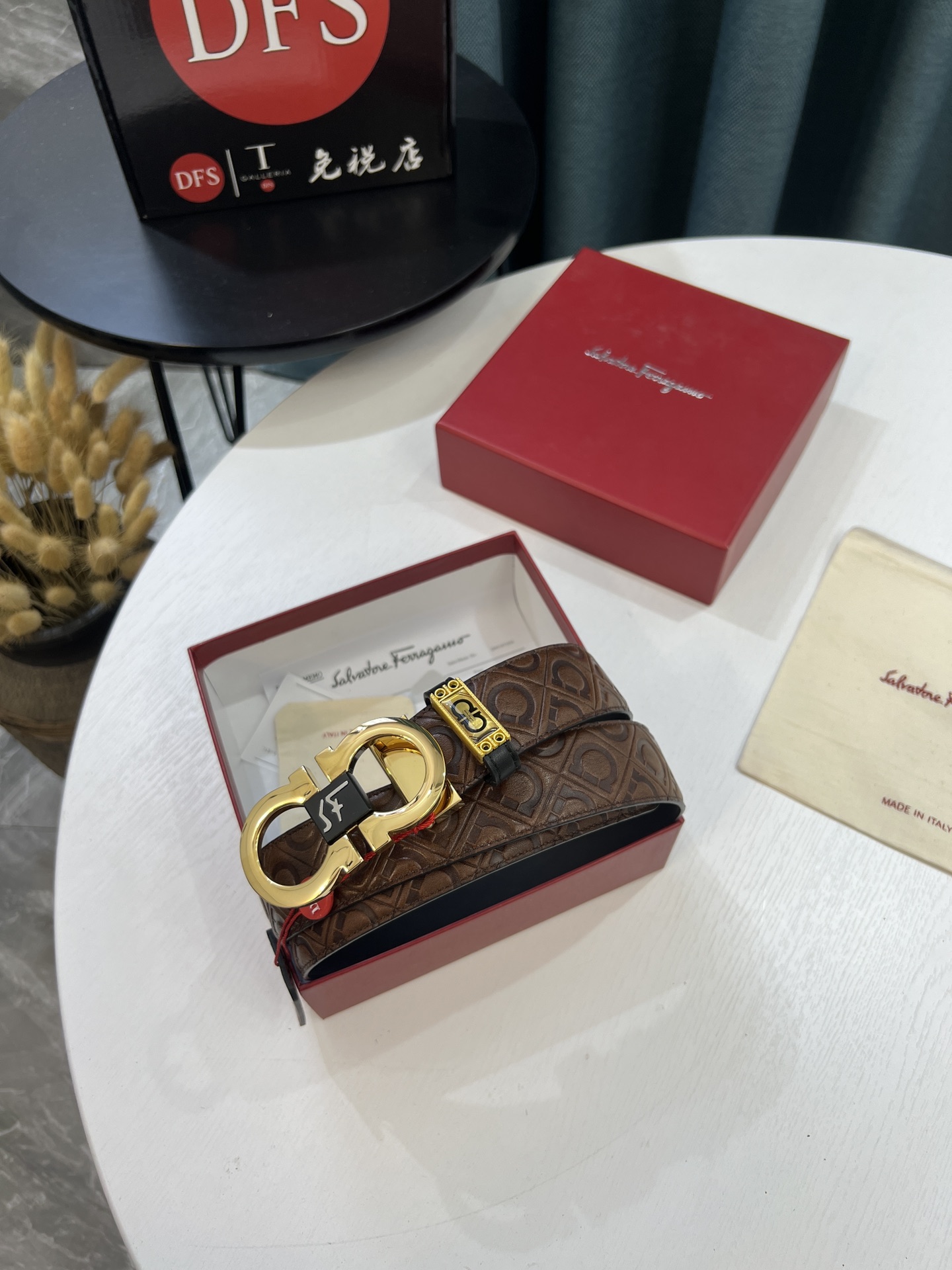 Streetwear Belt Ferragamo 319575 size:3.5cm - vstockx