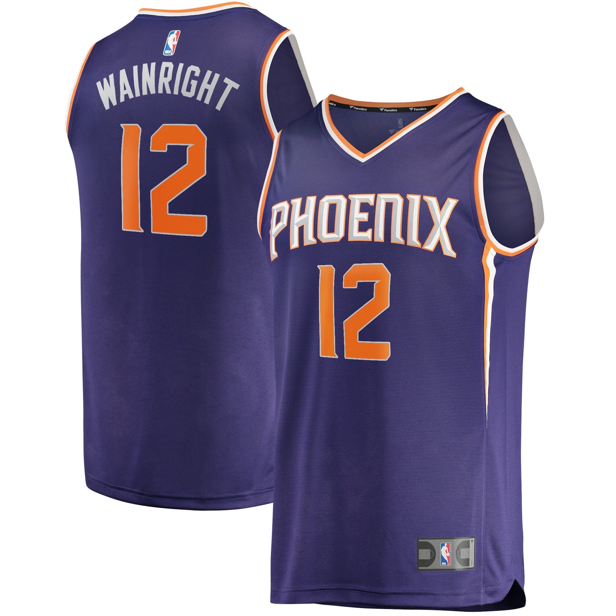 Men's Fanatics Branded Ish Wainright Purple Phoenix Suns 2021/22 Fast Break Replica Jersey - Icon Edition - vstockx
