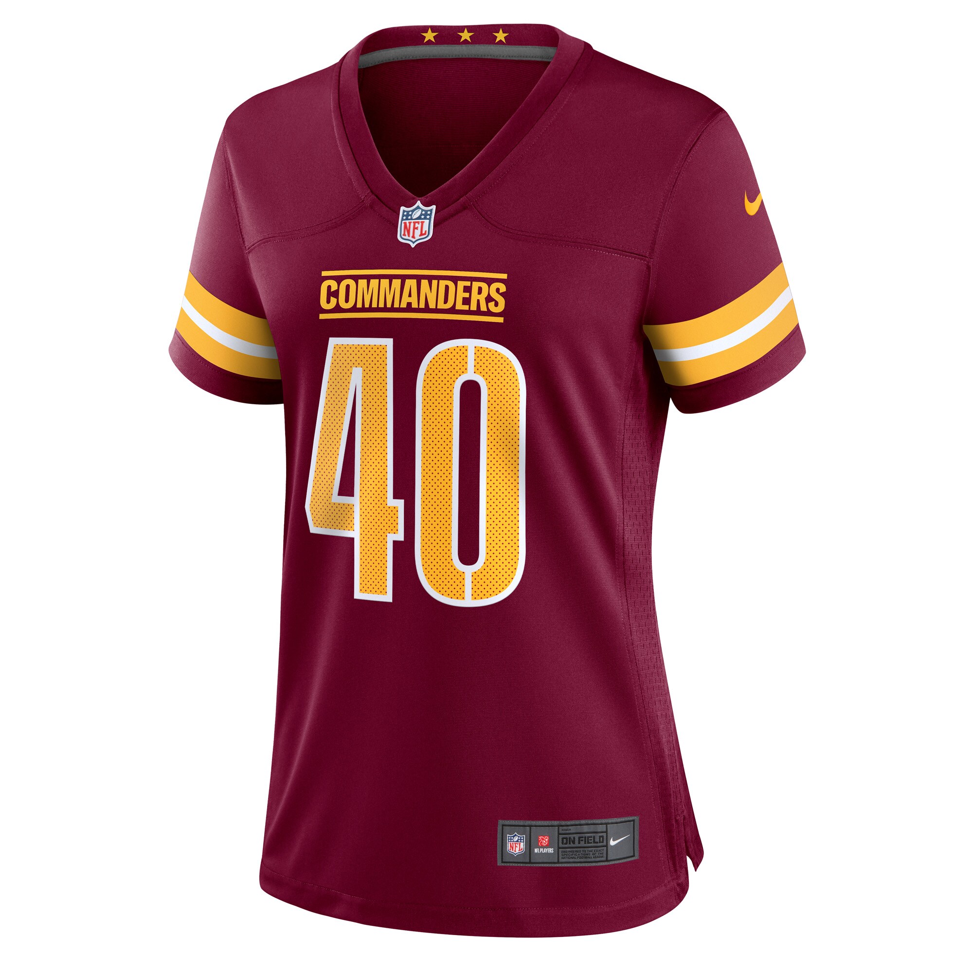 Tariq Castro-Fields Washington Commanders Nike Women's Game Player Jersey - Burgundy - vstockx
