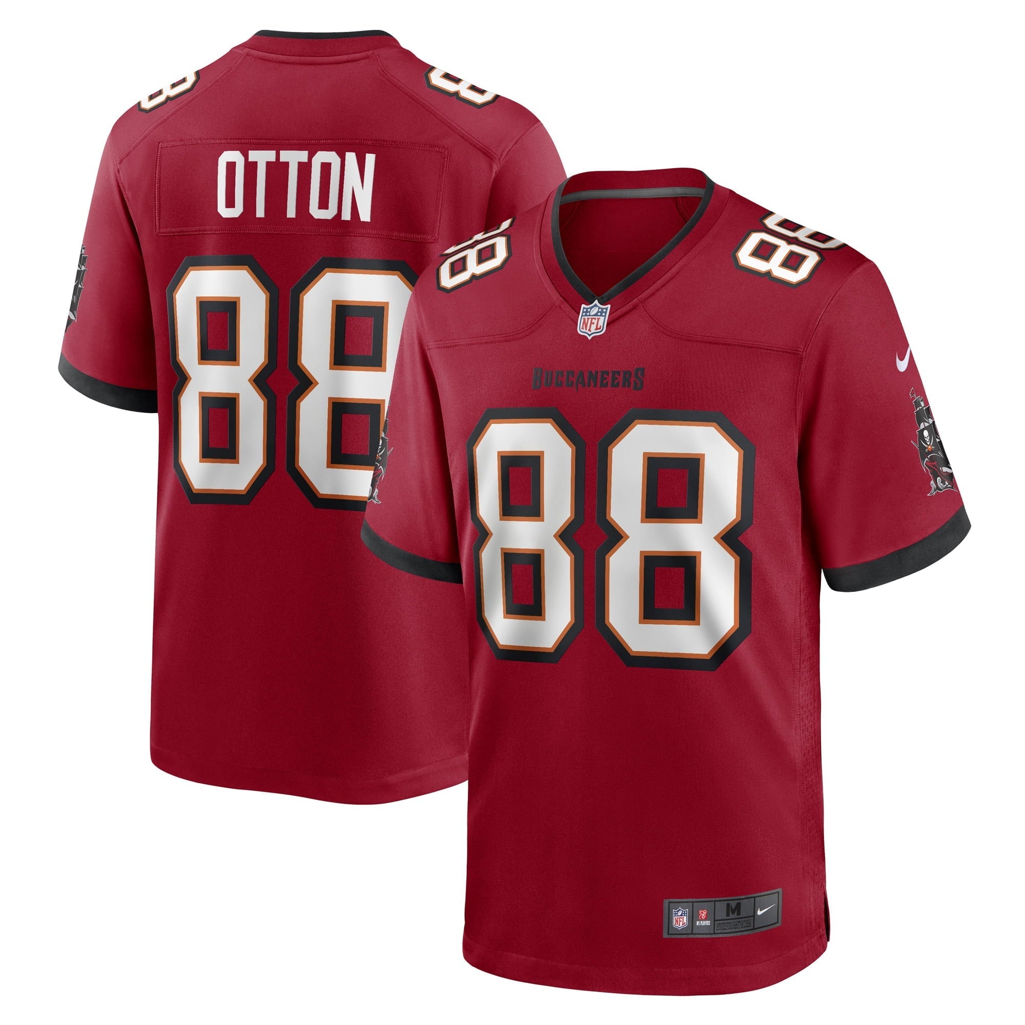Men's Nike Cade Otton Red Tampa Bay Buccaneers Game Player Jersey - vstockx