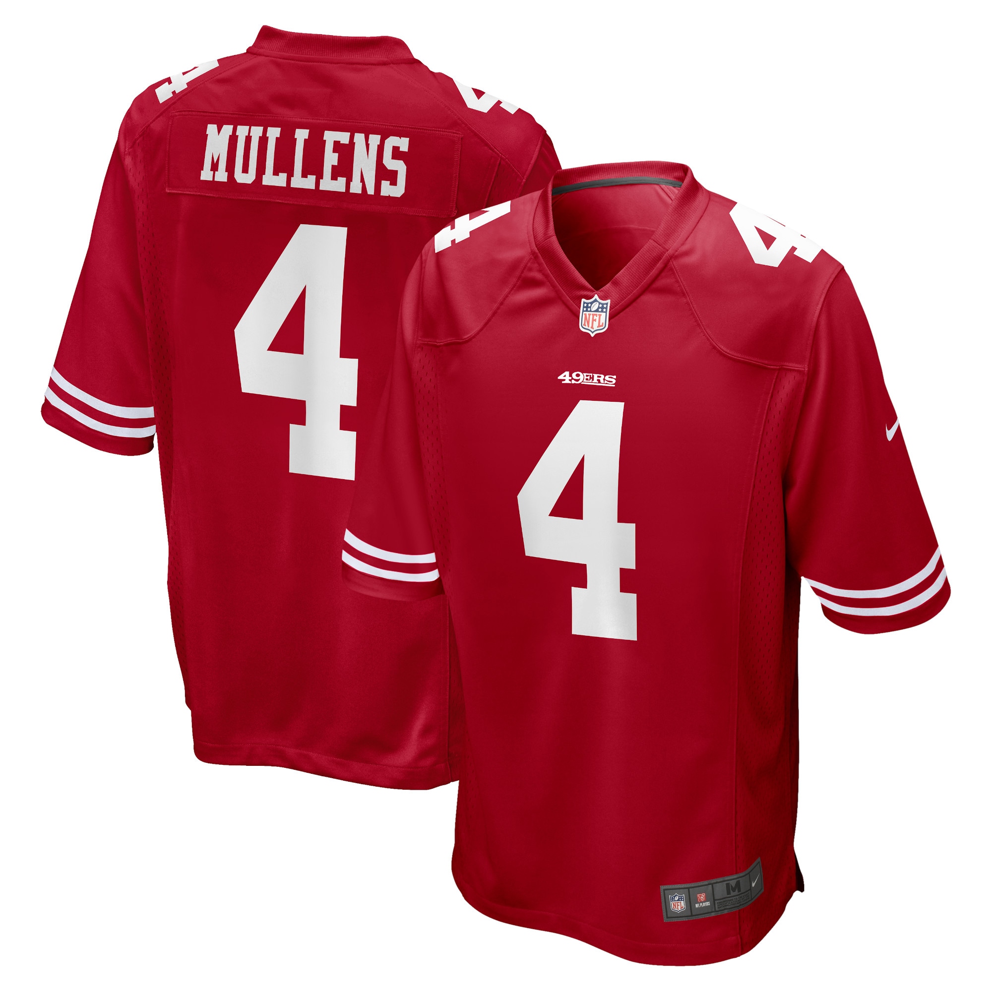 Nick Mullens San Francisco 49ers Nike Game Player Jersey - Scarlet - vstockx