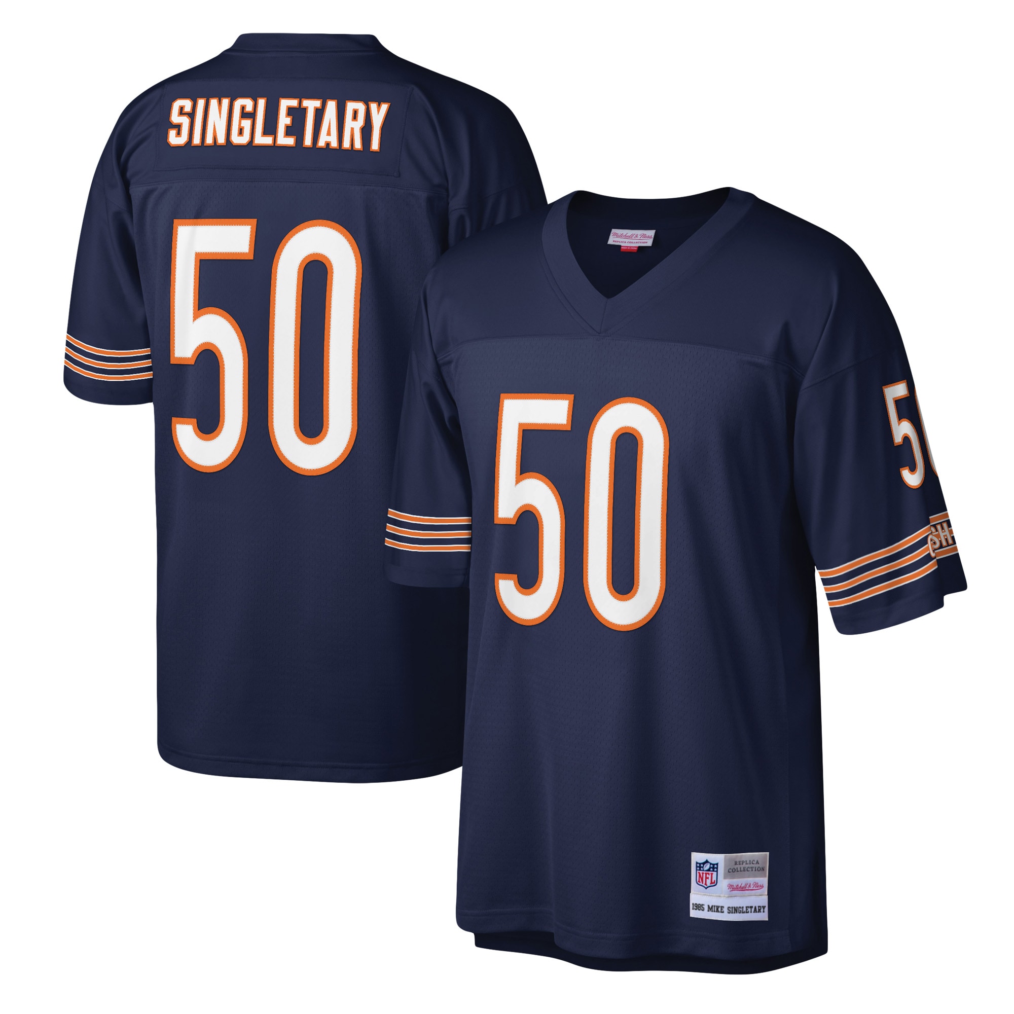 Mike Singletary Chicago Bears Mitchell & Ness Legacy Replica Jersey - Navy - vstockx