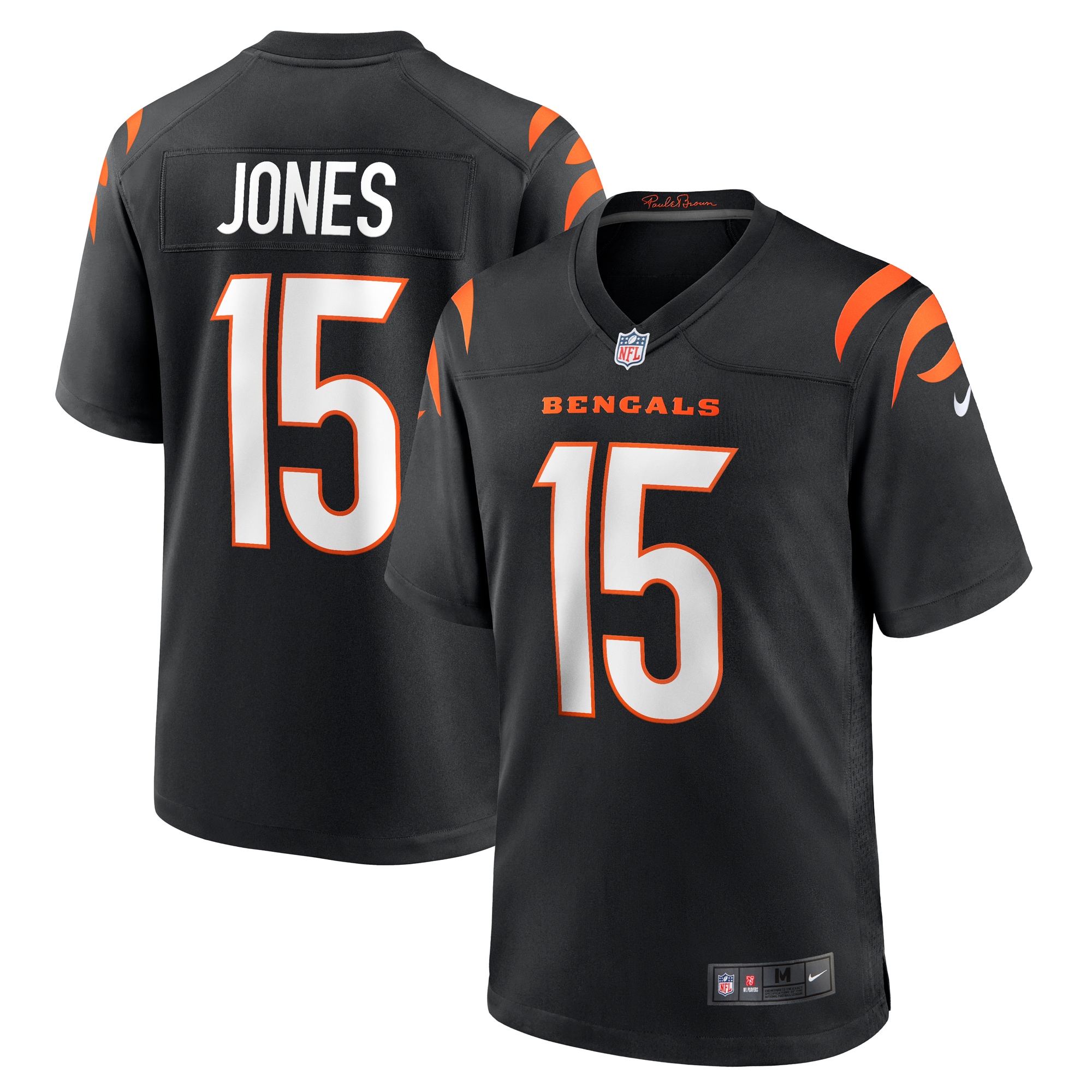 Charlie Jones Cincinnati Bengals Nike Team Game Jersey - Black - vstockx