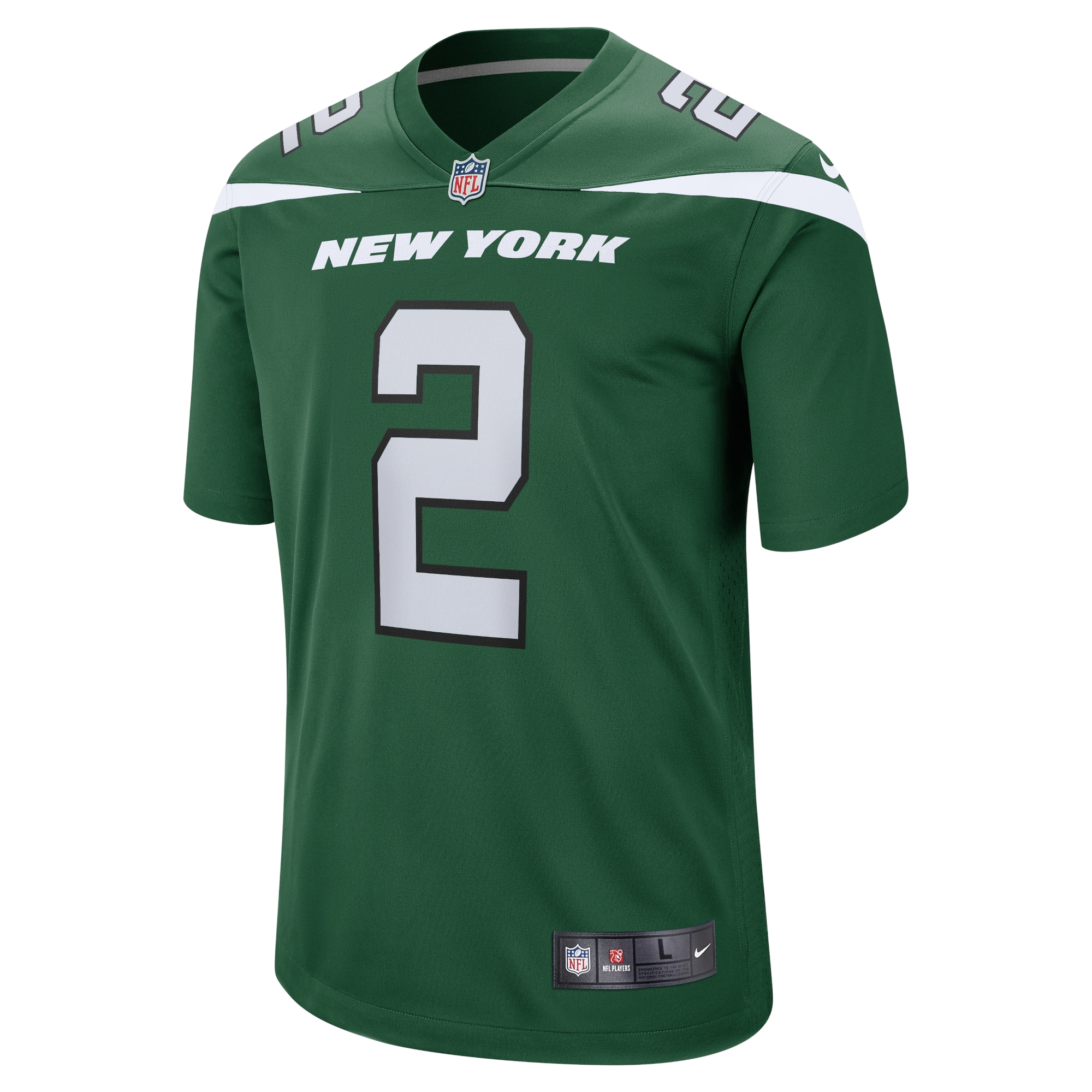 Zach Wilson New York Jets Nike Game Jersey - Gotham Green - vstockx