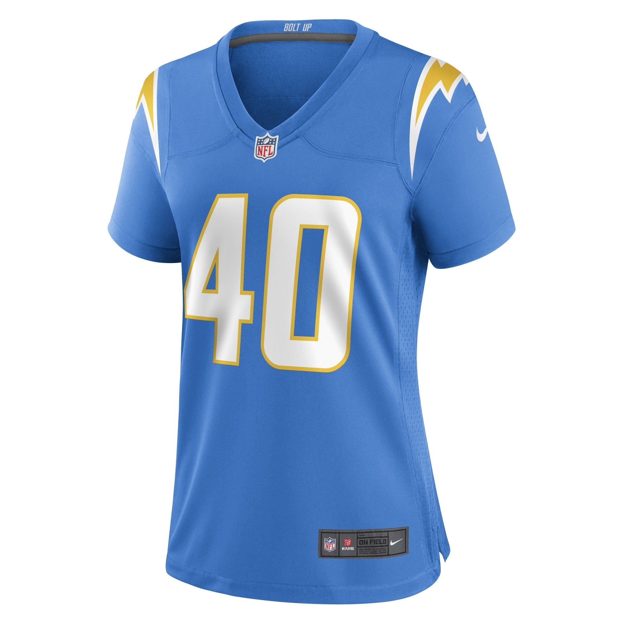 Women's Nike Zander Horvath Powder Blue Los Angeles Chargers Game Player Jersey - vstockx