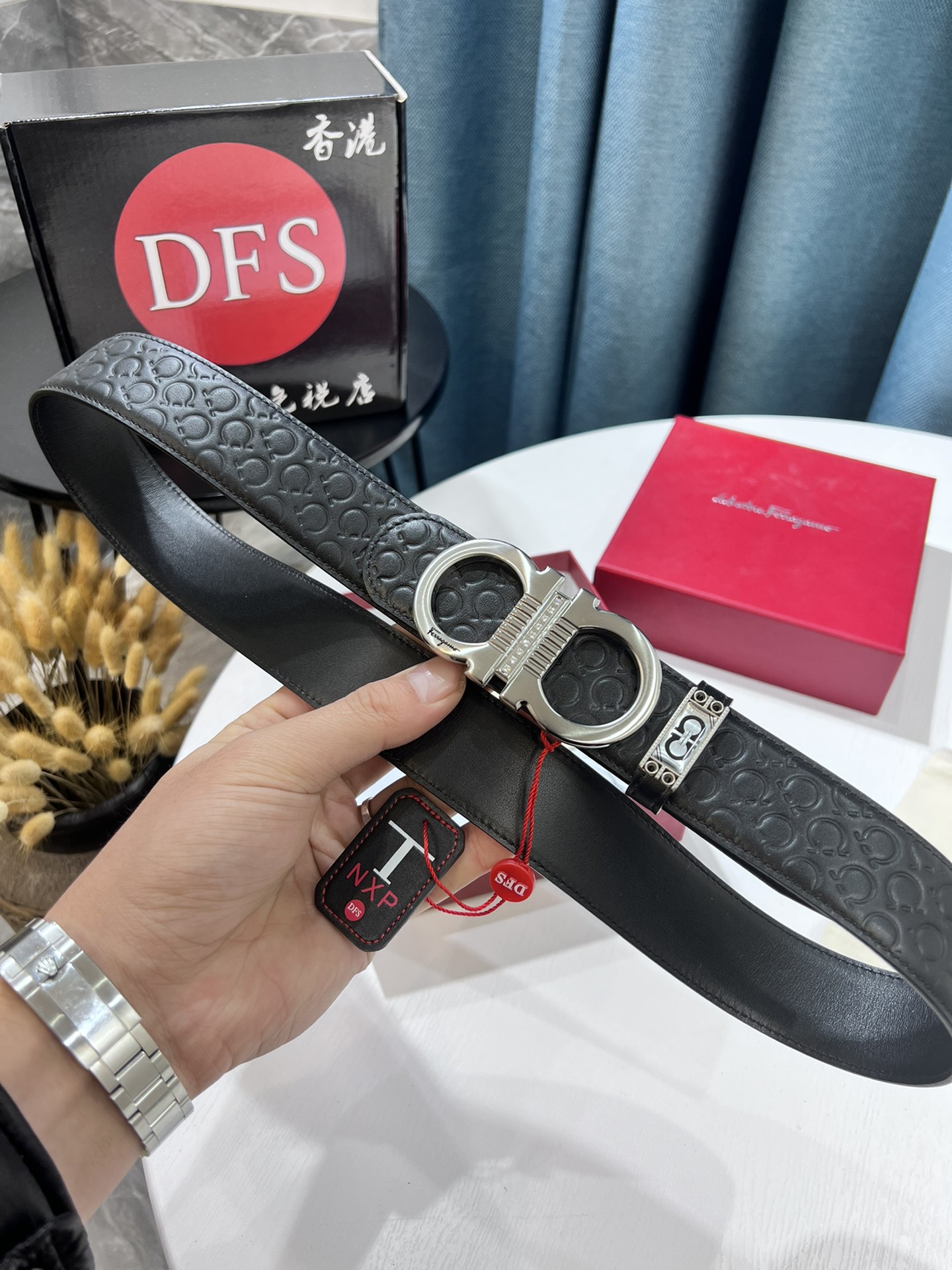 Streetwear Belt Ferragamo 319646 size:3.5cm - vstockx