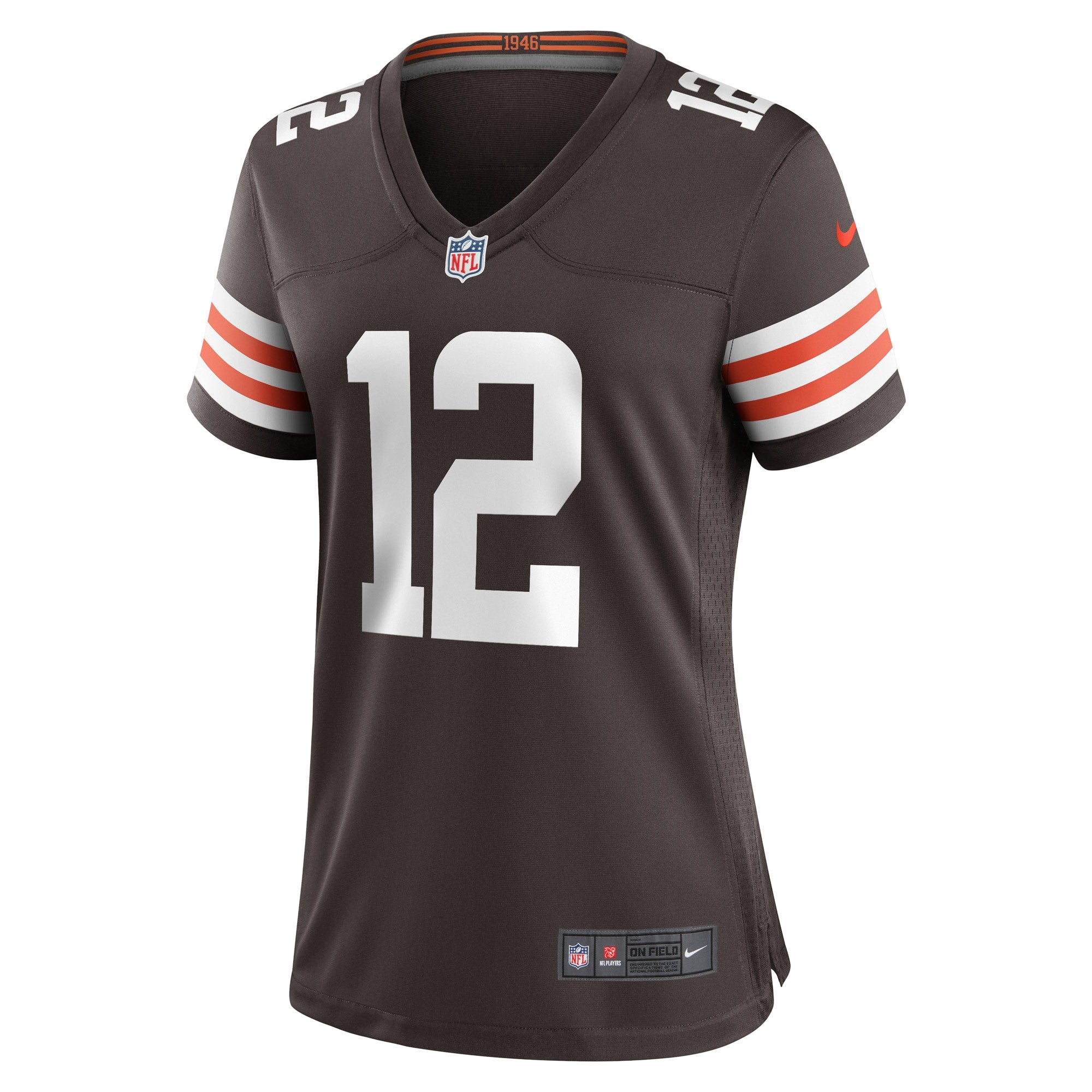 Women's Nike Michael Woods II Brown Cleveland Browns Game Player Jersey - vstockx