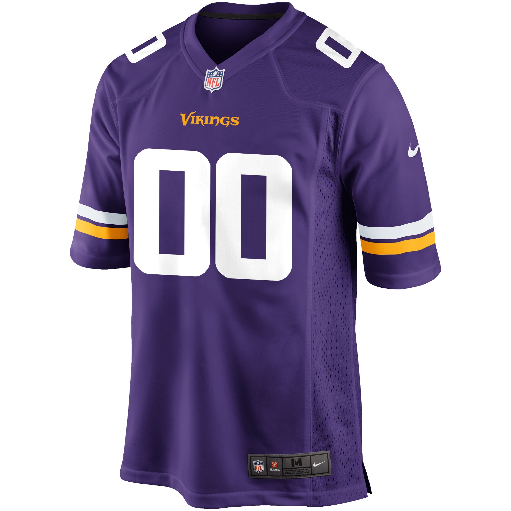Minnesota Vikings Nike Custom Game Jersey - Purple - vstockx