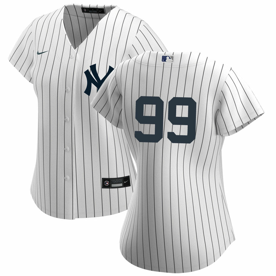 Women's New York Yankees Aaron Judge Home Player Jersey - White - vstockx