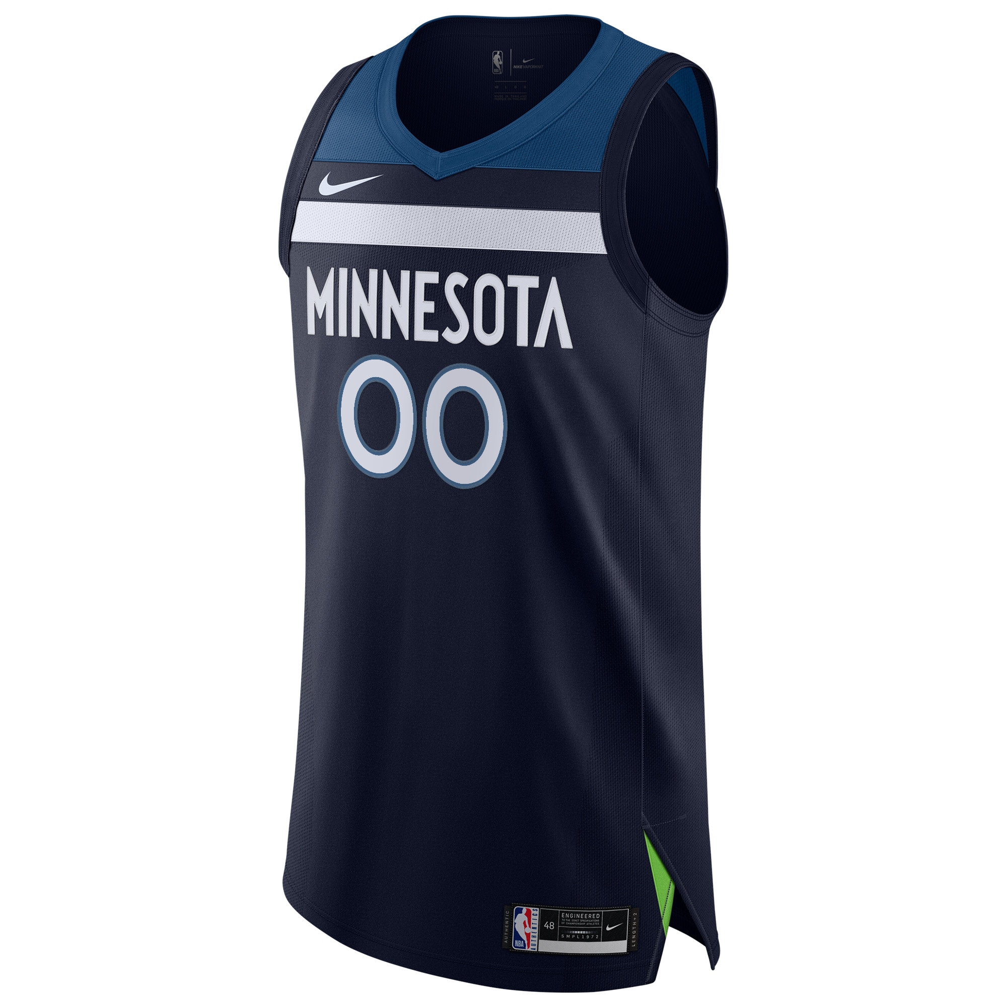 Minnesota Timberwolves Nike Authentic Custom Jersey Navy - Icon Edition - vstockx