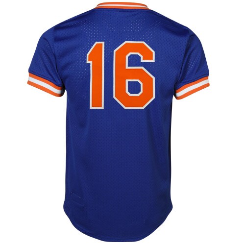 Dwight Gooden New York Mets Mitchell & Ness Cooperstown Mesh Batting Practice Jersey - Royal - vstockx