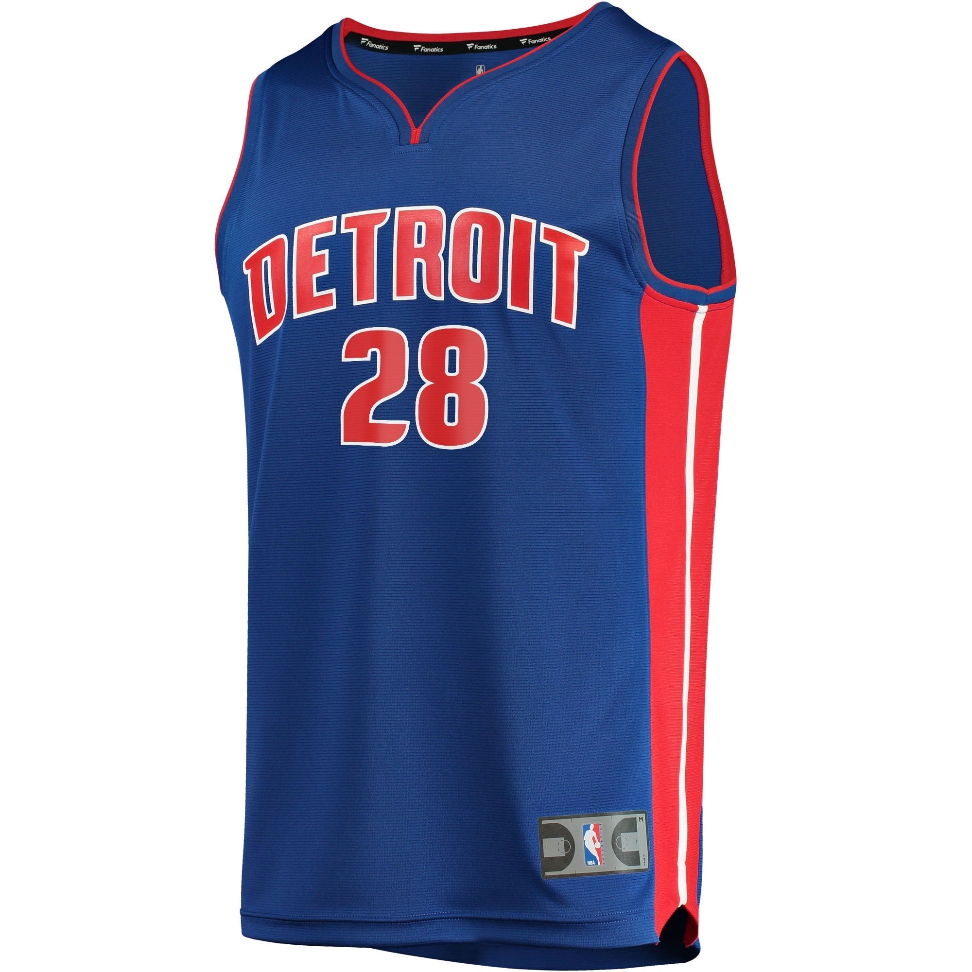 Men's Fanatics Branded Isaiah Stewart Blue Detroit Pistons 2021/22 Fast Break Replica Jersey - Icon Edition - vstockx