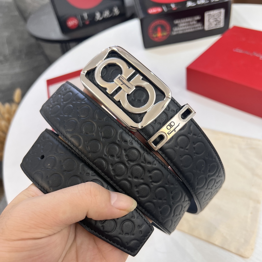 Streetwear Belt Ferragamo 320335 size:3.5cm - vstockx
