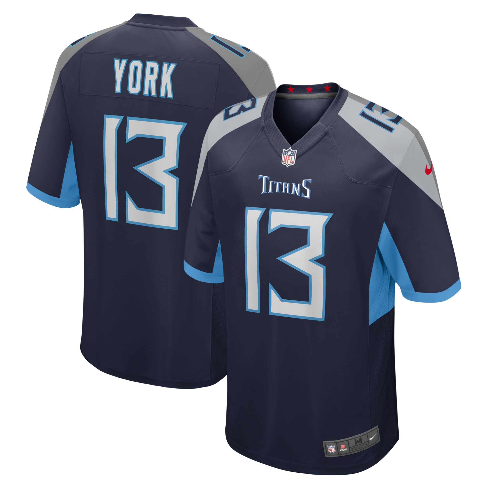 Cade York Tennessee Titans Nike Team Game Jersey - Navy - vstockx