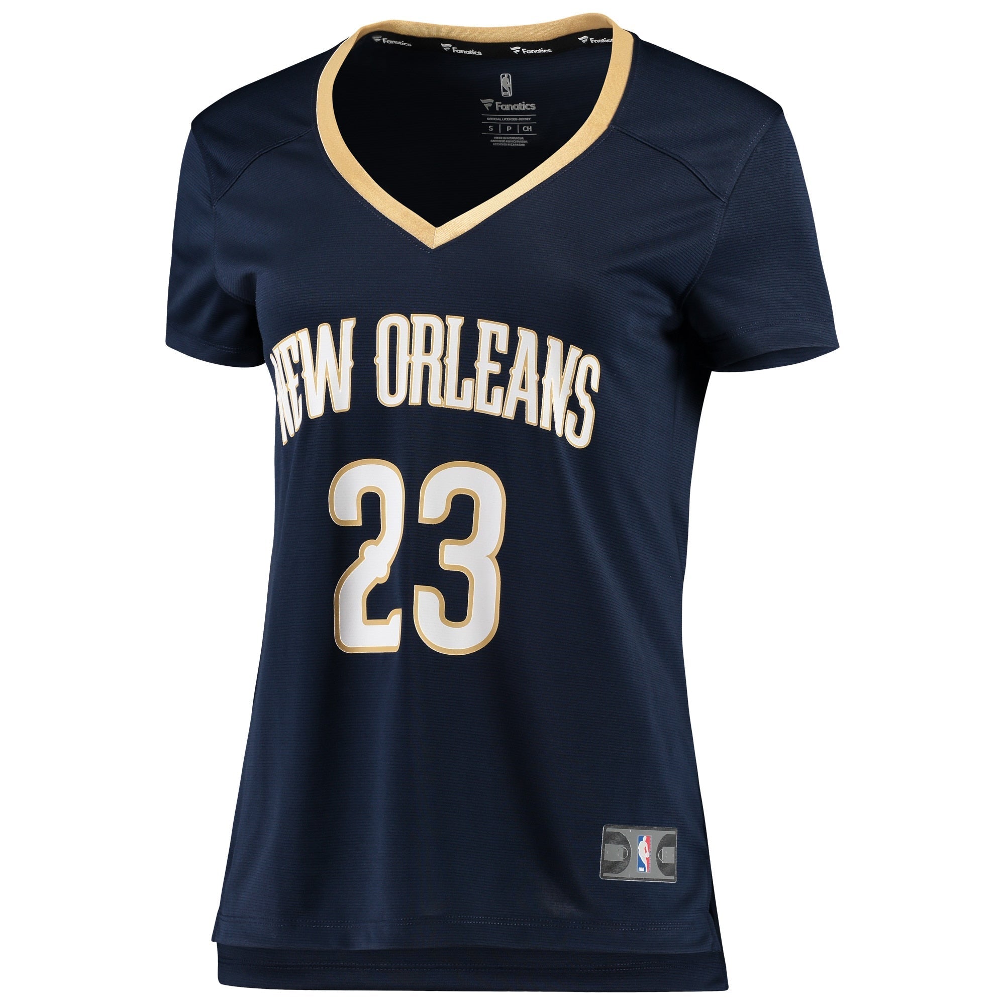 Women's Fanatics Branded Anthony Davis Navy New Orleans Pelicans Fast Break Replica Jersey - Icon Edition - vstockx