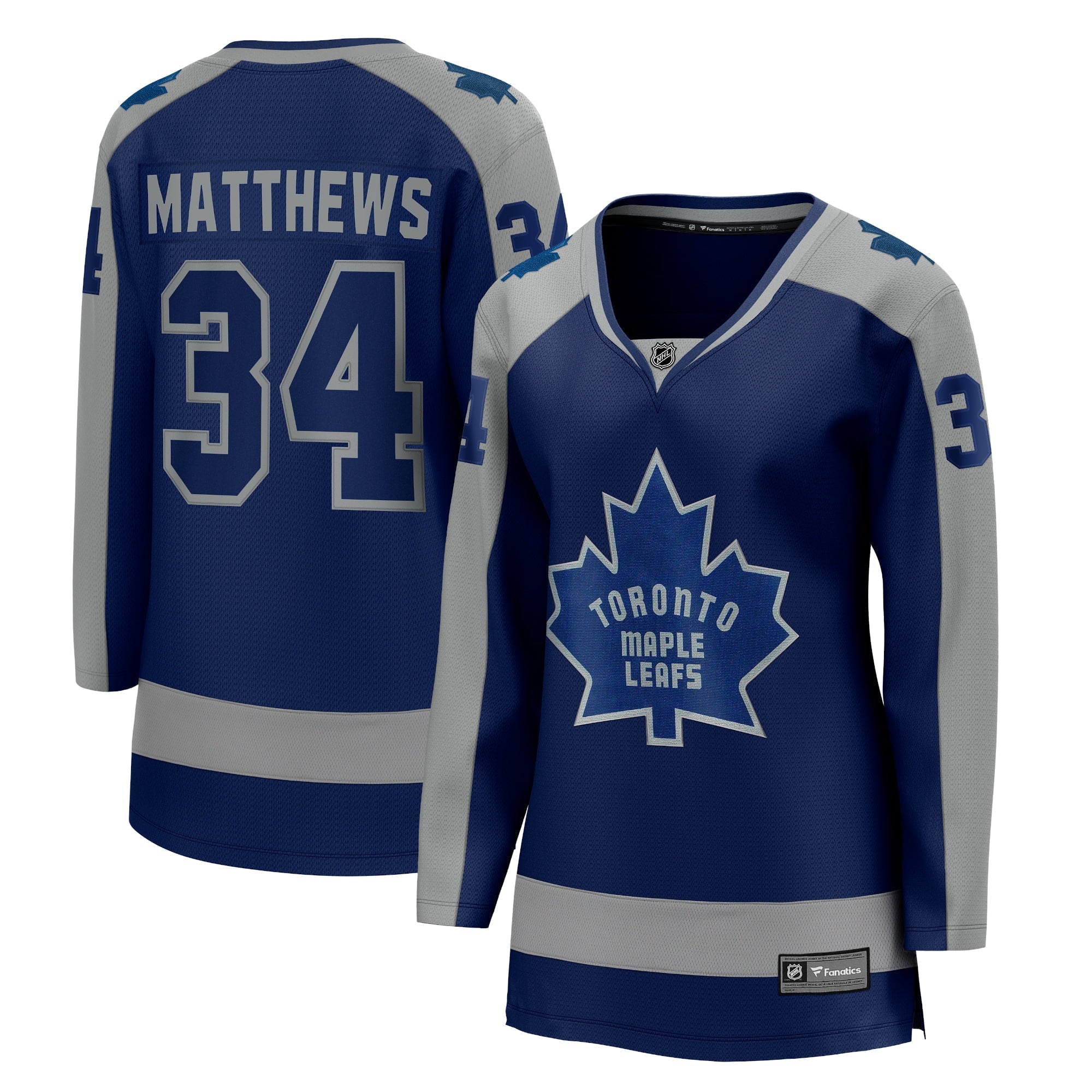 Women's Fanatics Branded Auston Matthews Royal Toronto Maple Leafs 2020/21 Special Edition Breakaway Player Jersey - vstockx