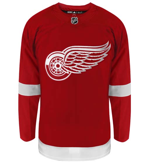 Customizable Detroit Red Wings Adidas Primegreen Authentic NHL Hockey Jersey - vstockx