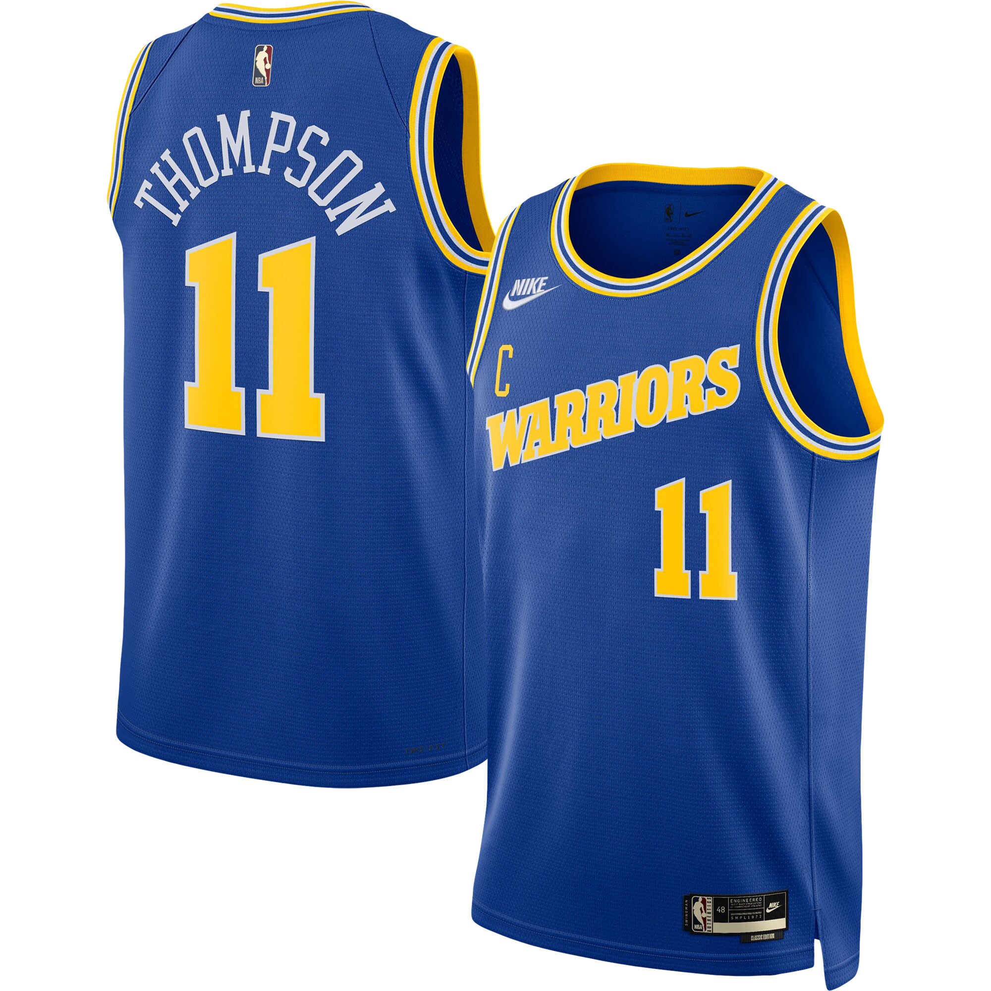 Klay Thompson Golden State Warriors Nike Swingman Jersey - Classic Edition - Blue - vstockx
