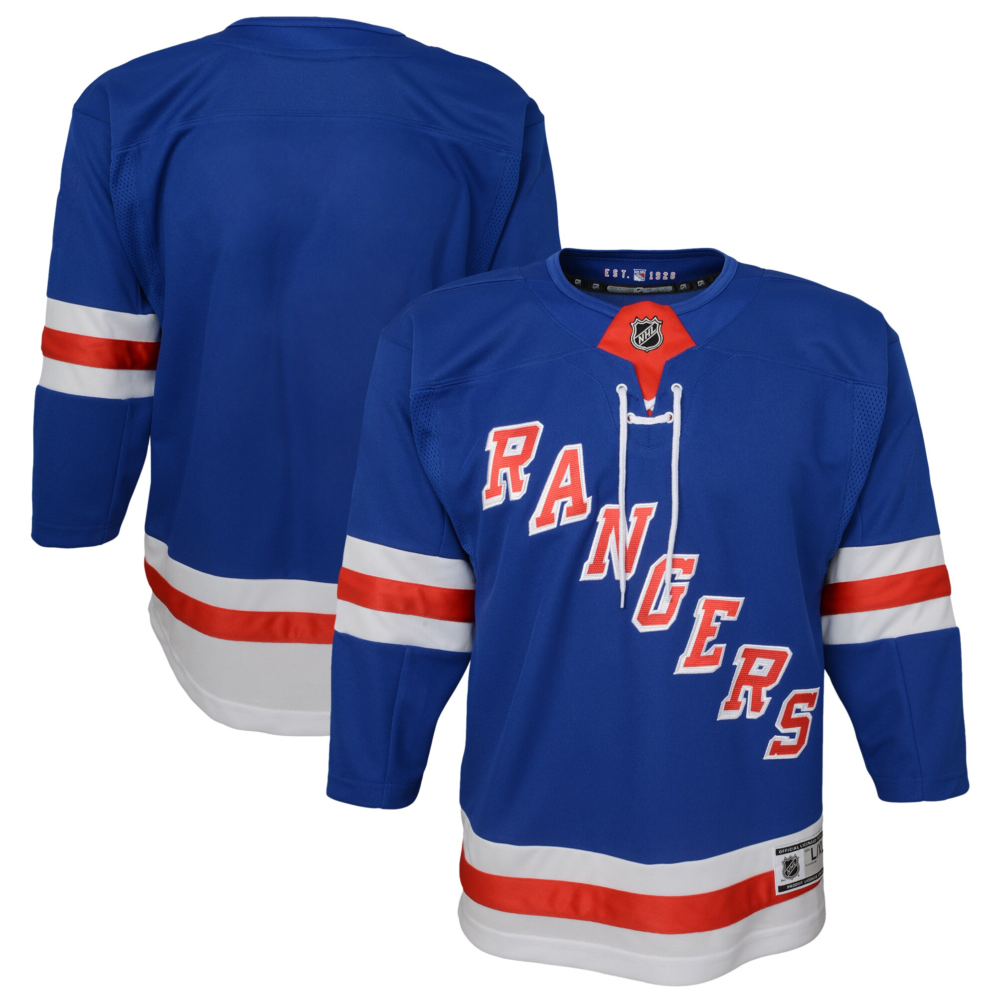 New York Rangers Youth Home Premier Jersey - Blue - vstockx