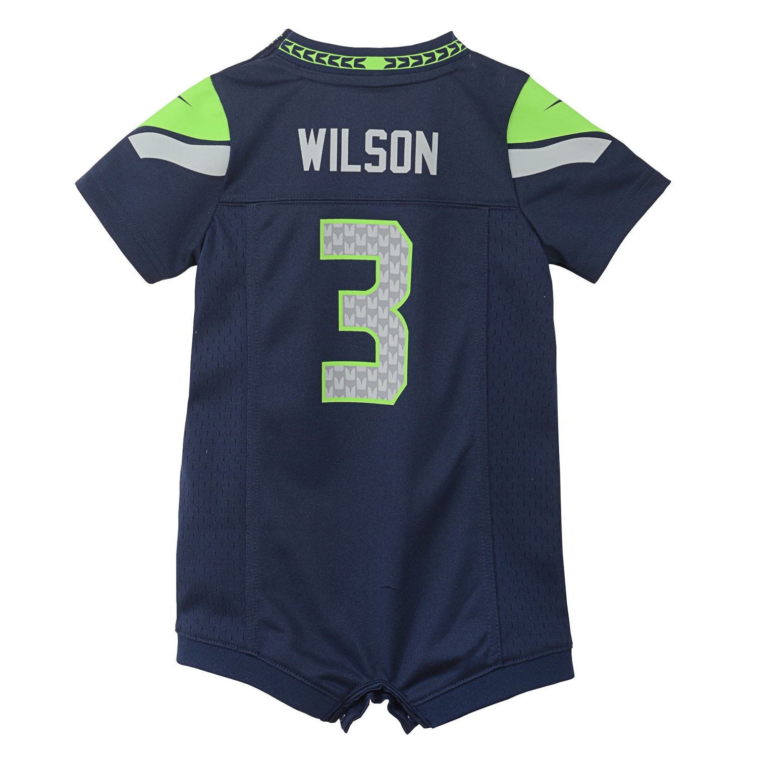 Russell Wilson Seattle Seahawks Nike Infant Romper Jersey - Navy - vstockx