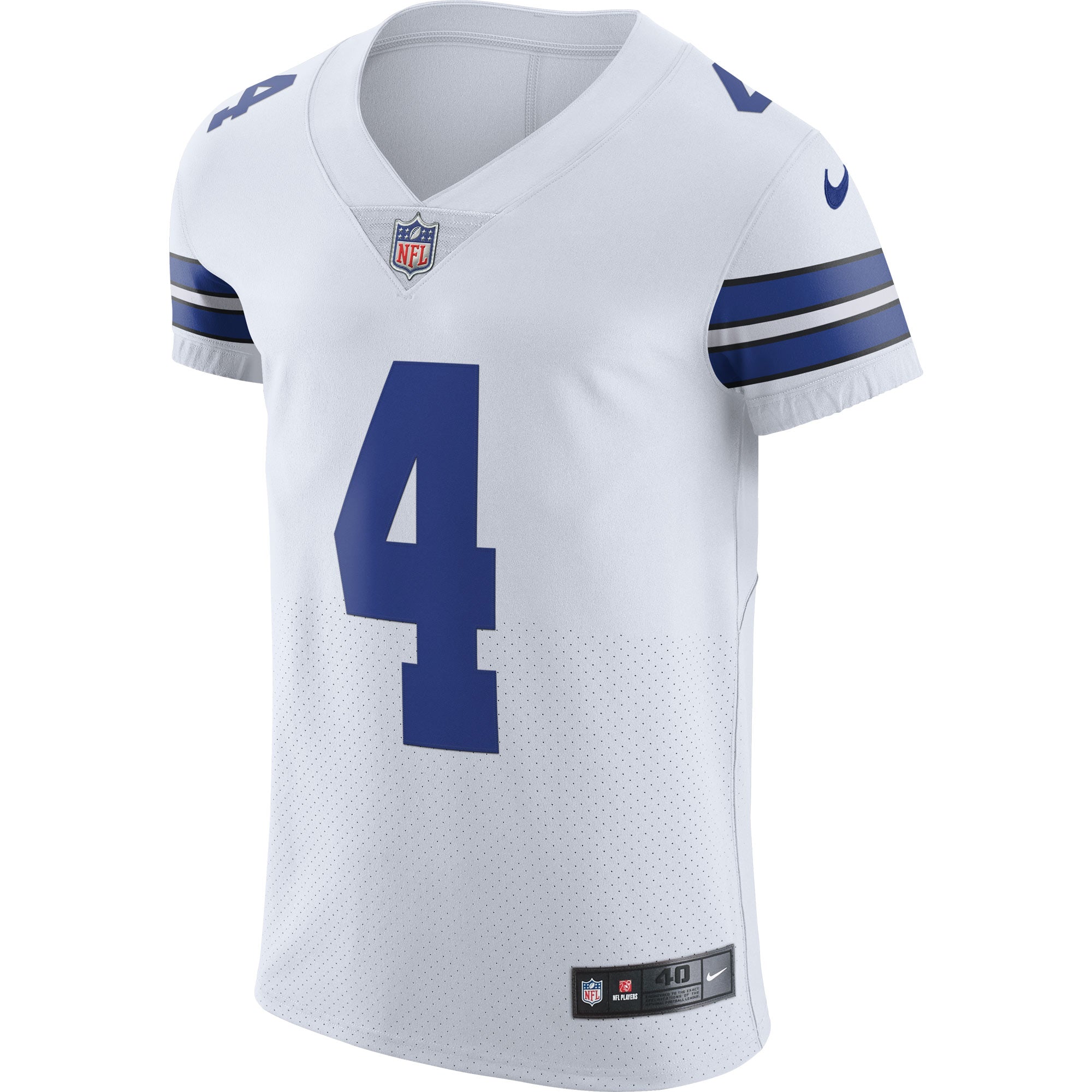 Men's Nike Dak Prescott White Dallas Cowboys Vapor Elite Player Jersey - vstockx