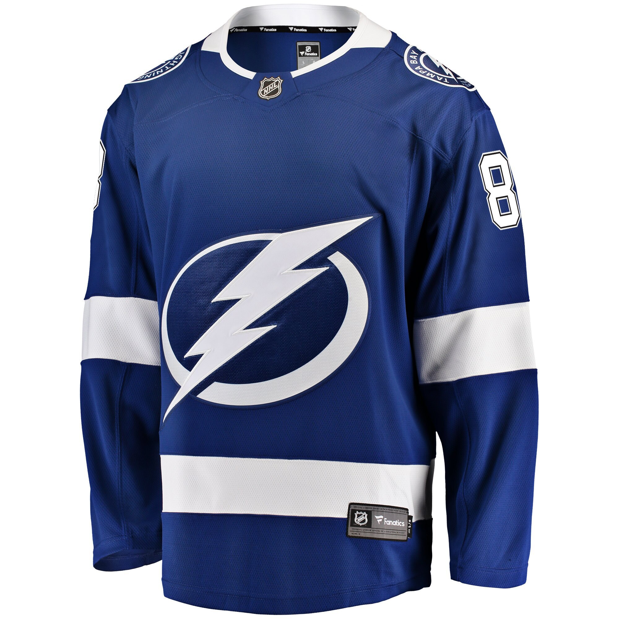 Andrei Vasilevskiy Tampa Bay Lightning Fanatics Branded Home Premier Breakaway Player Jersey - Blue - vstockx