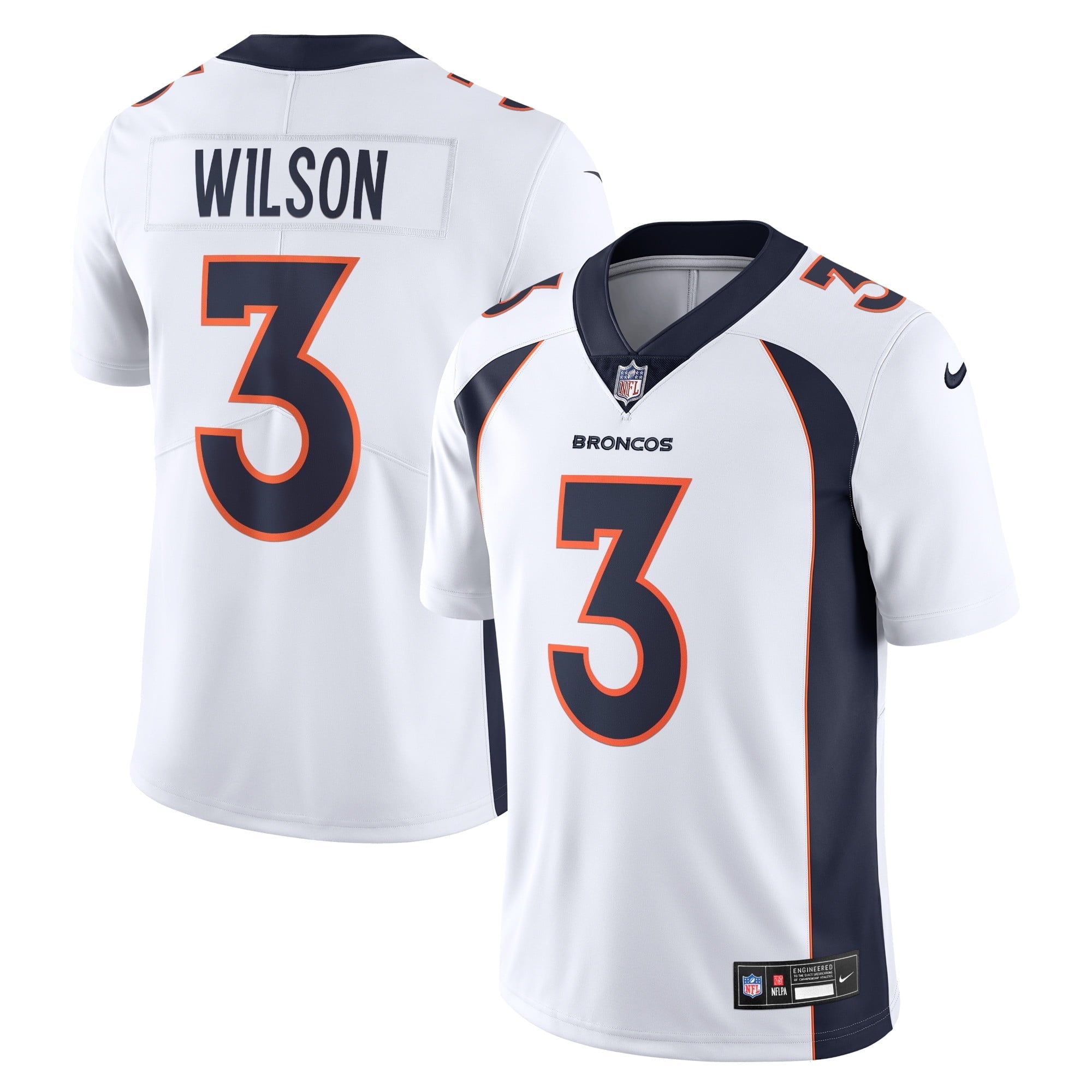 Men's Nike Russell Wilson White Denver Broncos Vapor Untouchable Limited Jersey - vstockx