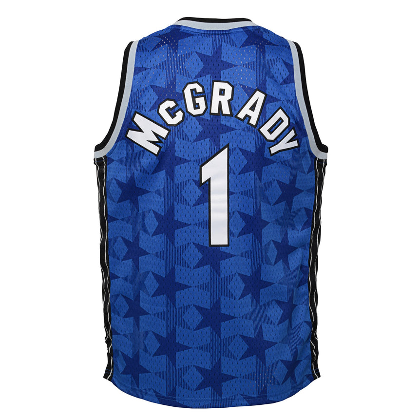 Youth Orlando Magic Tracy McGrady Mitchell & Ness Blue 2000-01 Hardwood Classics Swingman Jersey - vstockx