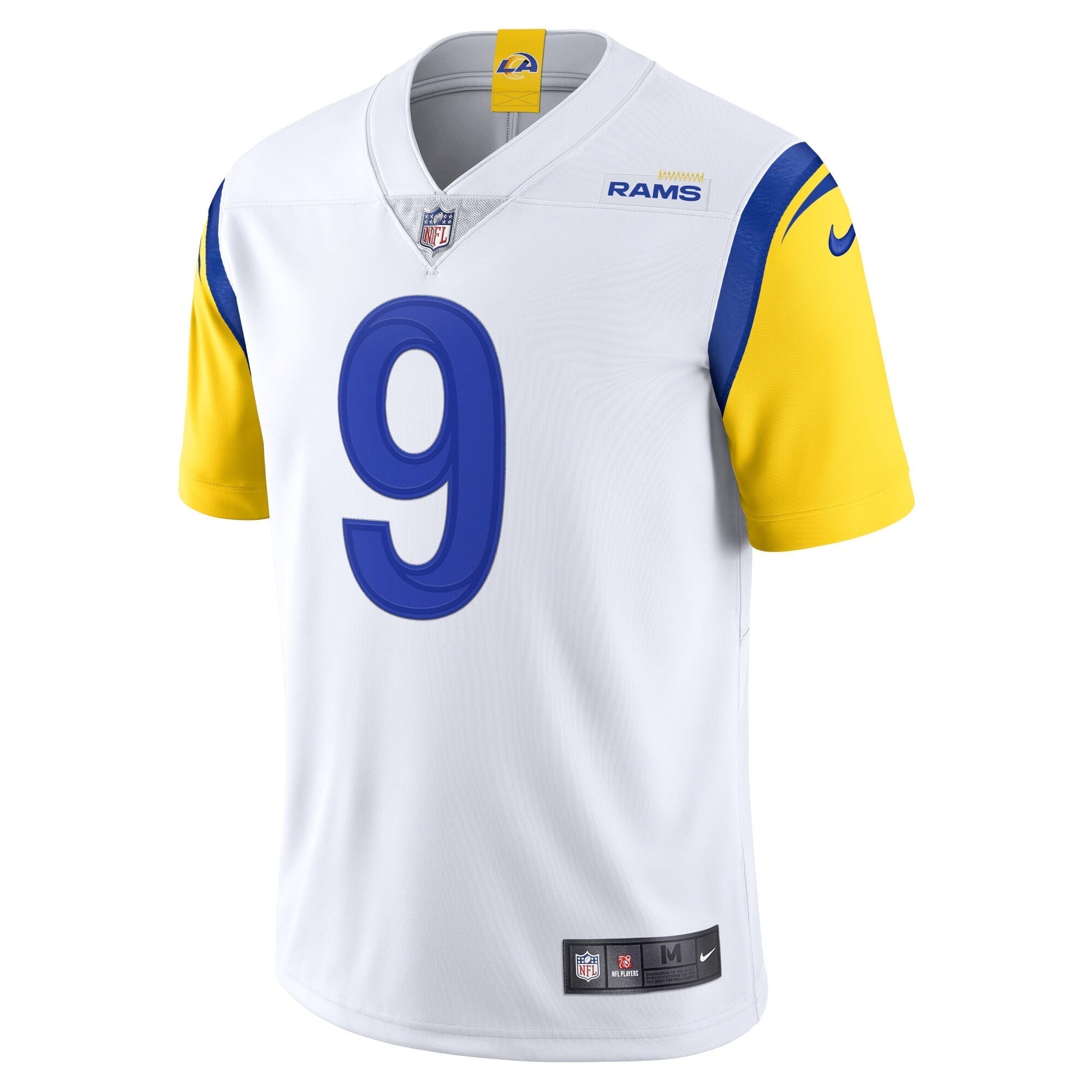 Men's Nike Matthew Stafford White Los Angeles Rams Alternate Vapor Limited Jersey - vstockx