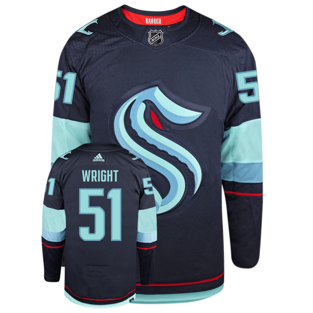 Shane Wright Seattle Kraken Adidas Primegreen Authentic NHL Hockey Jersey - vstockx