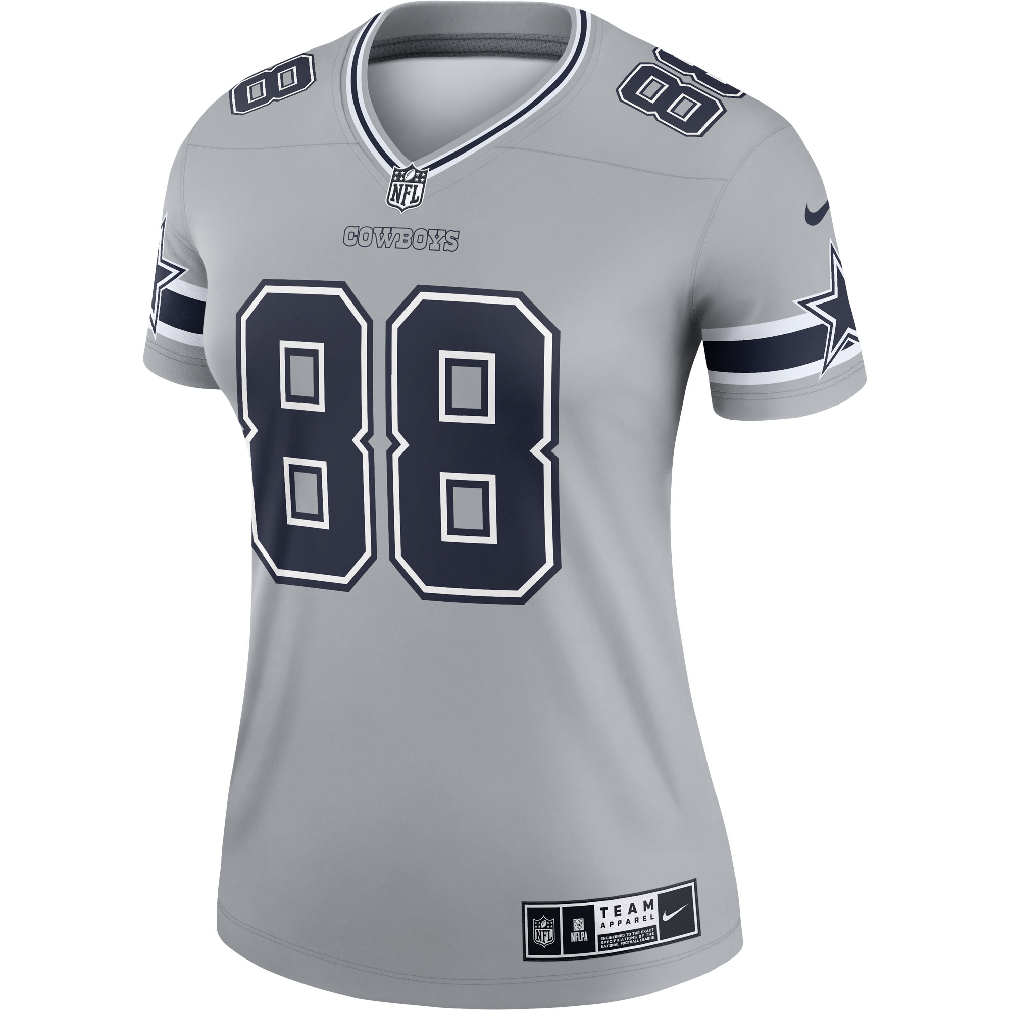 CeeDee Lamb Dallas Cowboys Nike Women's Inverted Legend Jersey - Gray - vstockx