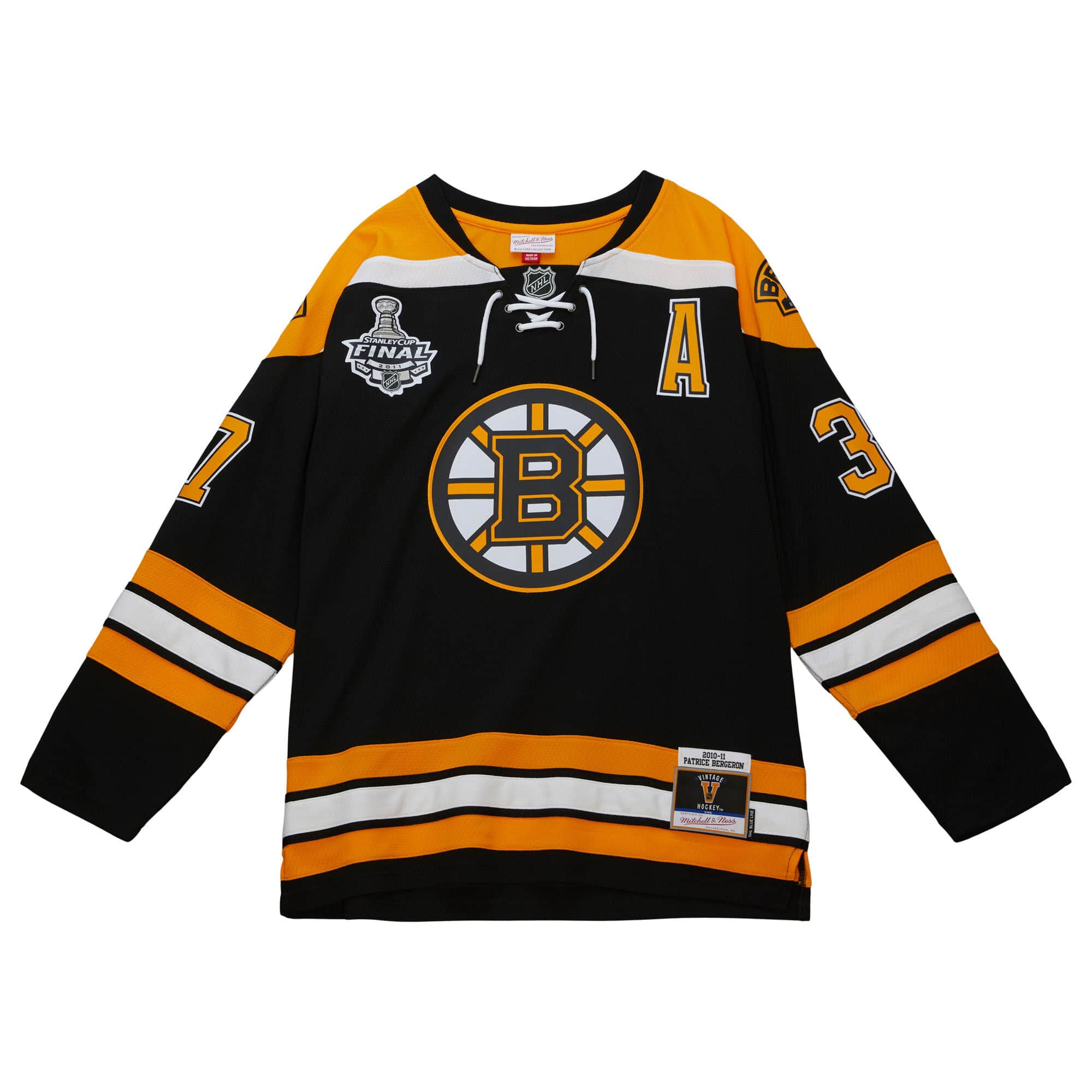 Blue Line Patrice Bergeron Boston Bruins 2010 Jersey - vstockx