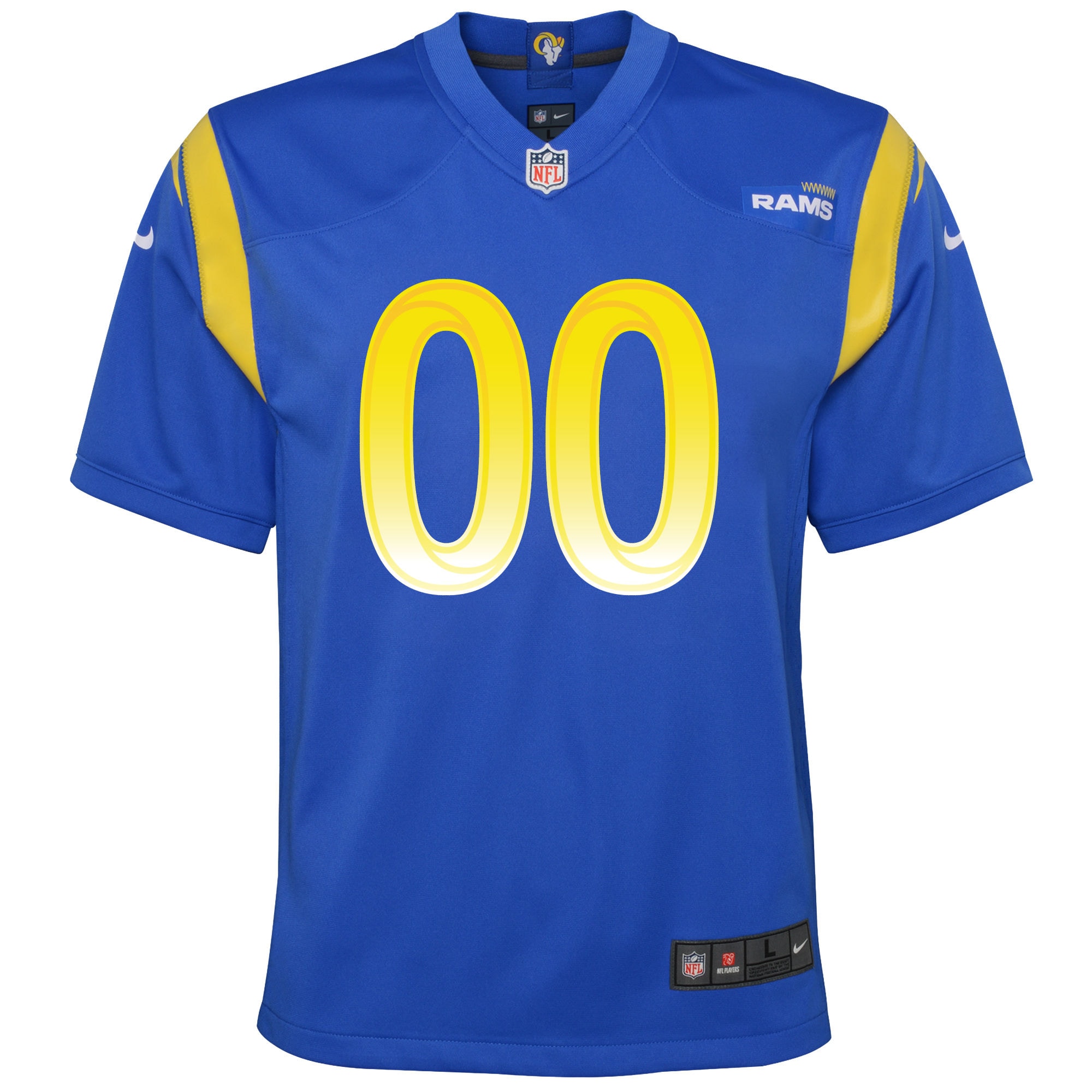 Los Angeles Rams Nike Youth Custom Game Jersey - Royal - vstockx