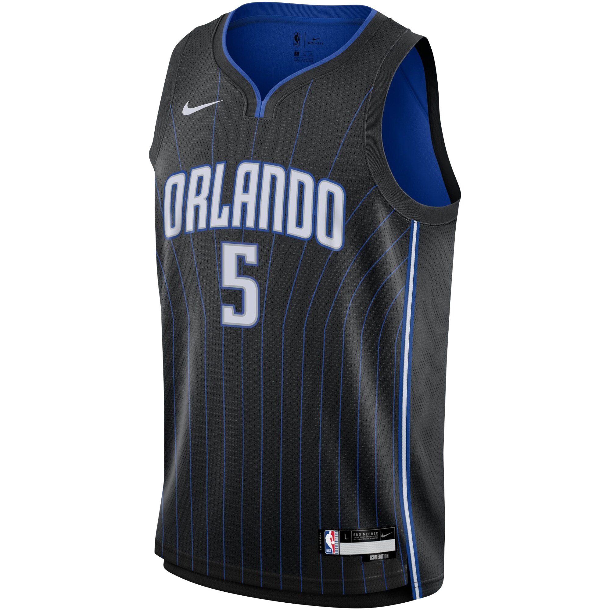 Paolo Banchero Orlando Magic Nike Youth Swingman Jersey - Icon Edition - Black - vstockx