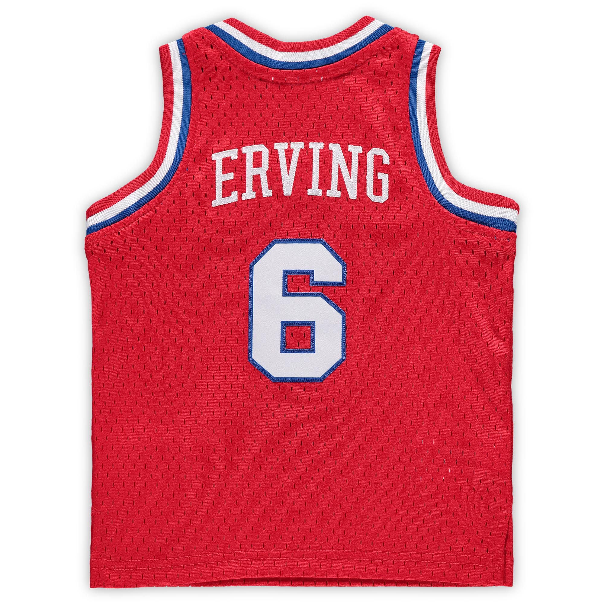 Julius Erving Philadelphia 76ers Mitchell & Ness Infant 1982/83 Hardwood Classics Retired Player Jersey - Red - vstockx