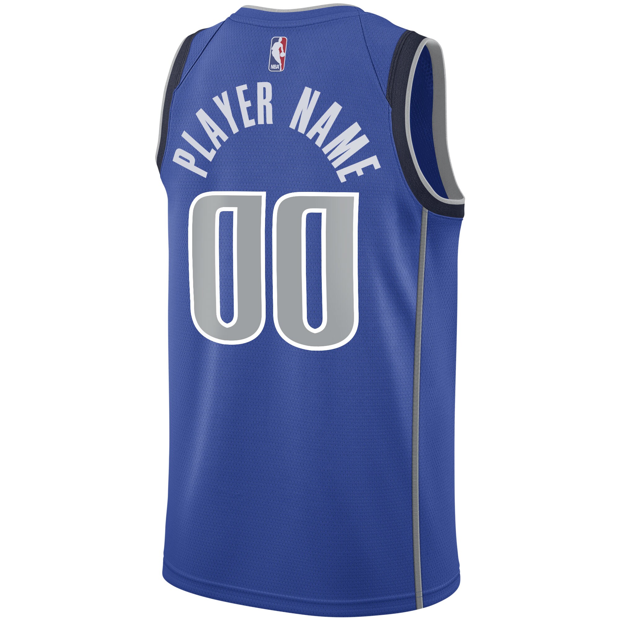 Dallas Mavericks Nike 2020/21 Swingman Custom Jersey - Icon Edition - Blue - vstockx