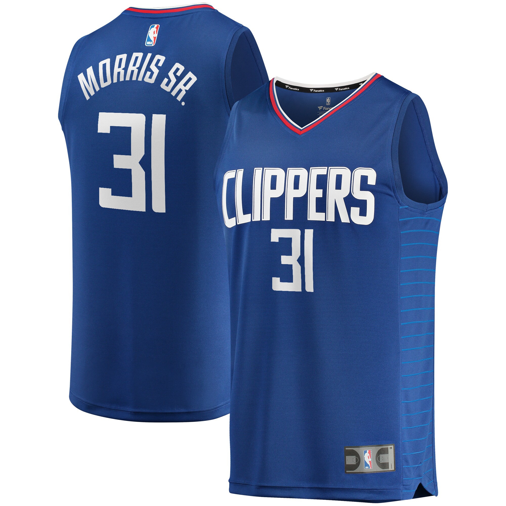 Marcus Morris LA Clippers Fanatics Branded Fast Break Road Player Jersey - Royal - vstockx