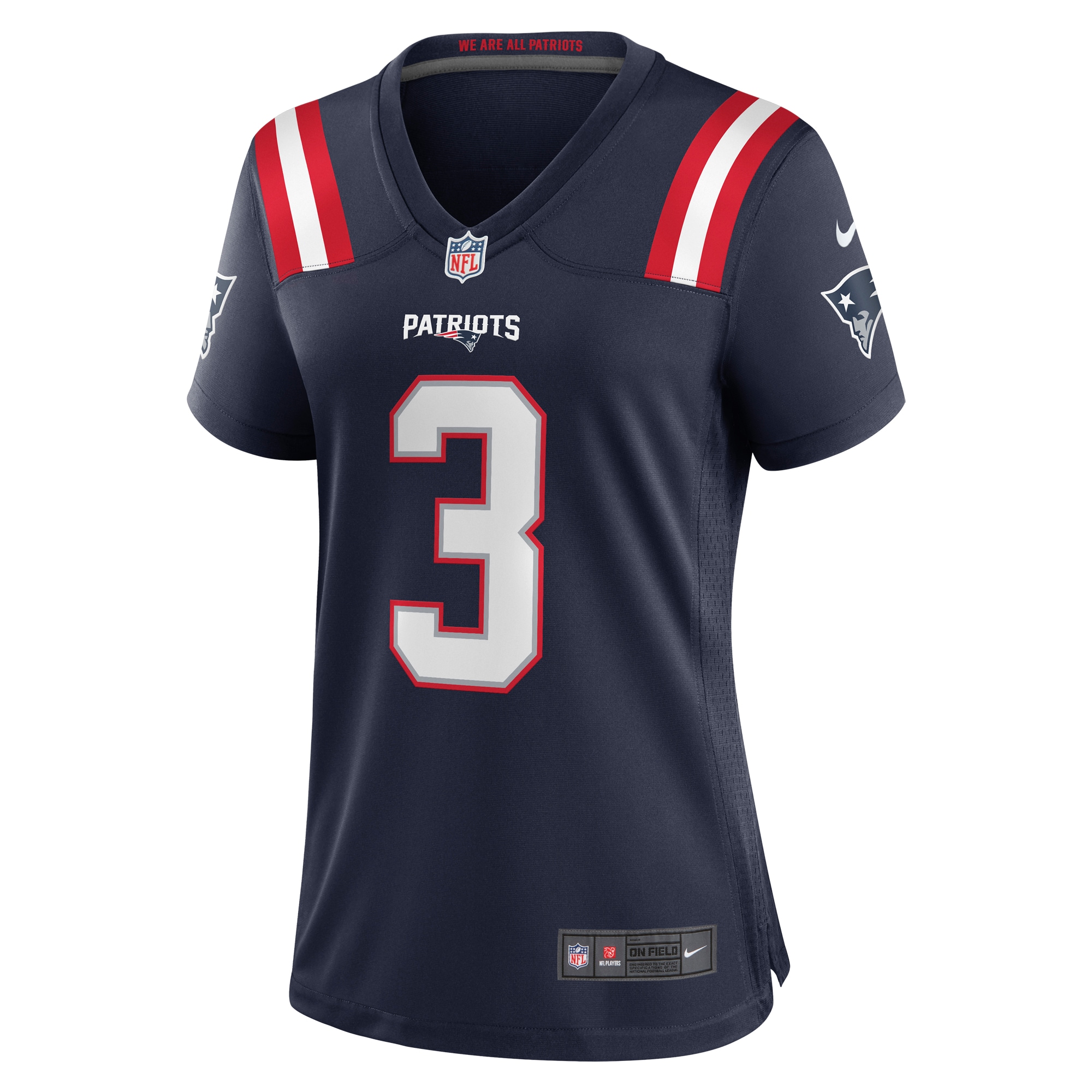 James Robinson New England Patriots Nike Women's Nike Women's All Player Jersey - Navy - vstockx