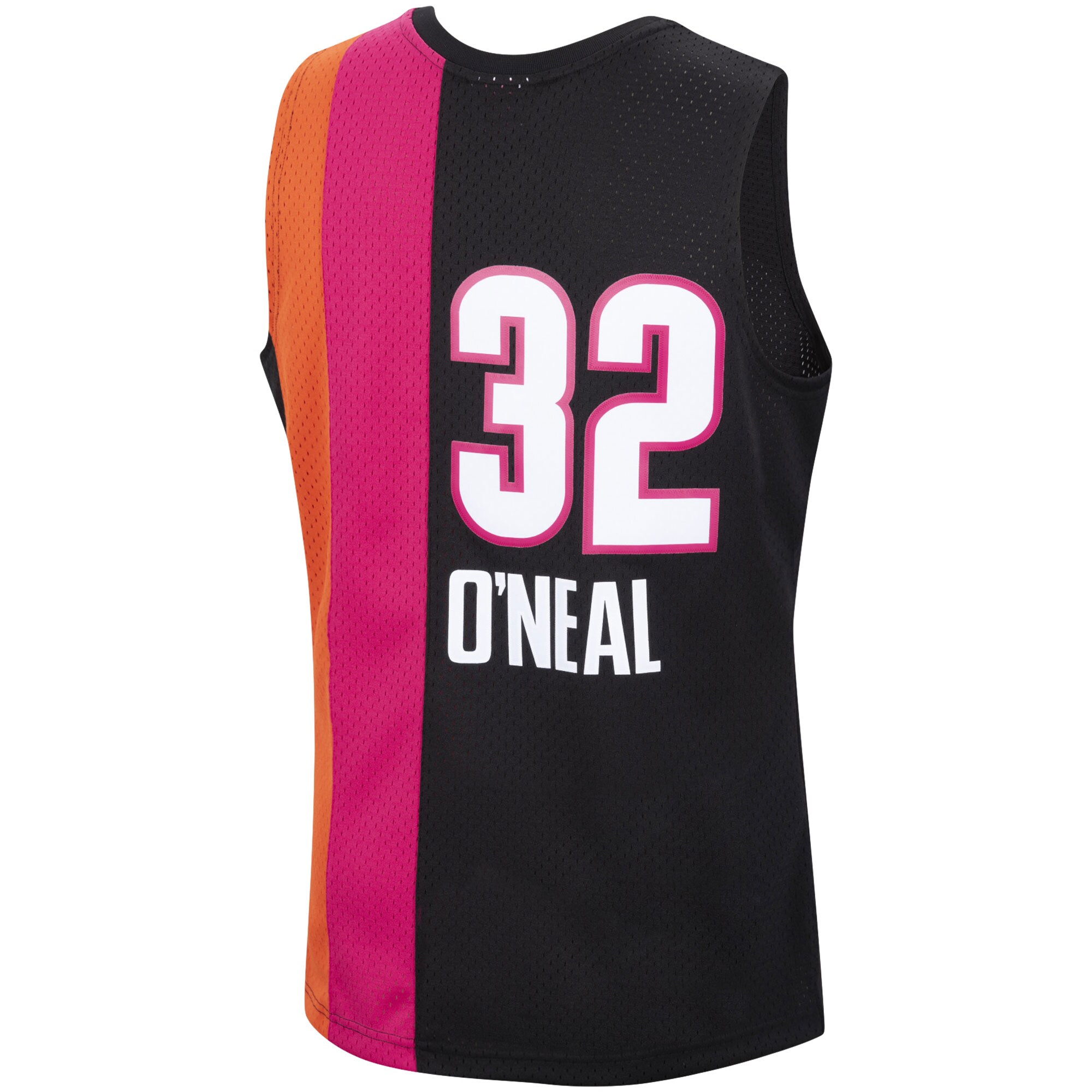 Shaquille O'Neal Miami Heat Mitchell & Ness Hardwood Classics Swingman Jersey - Black - vstockx