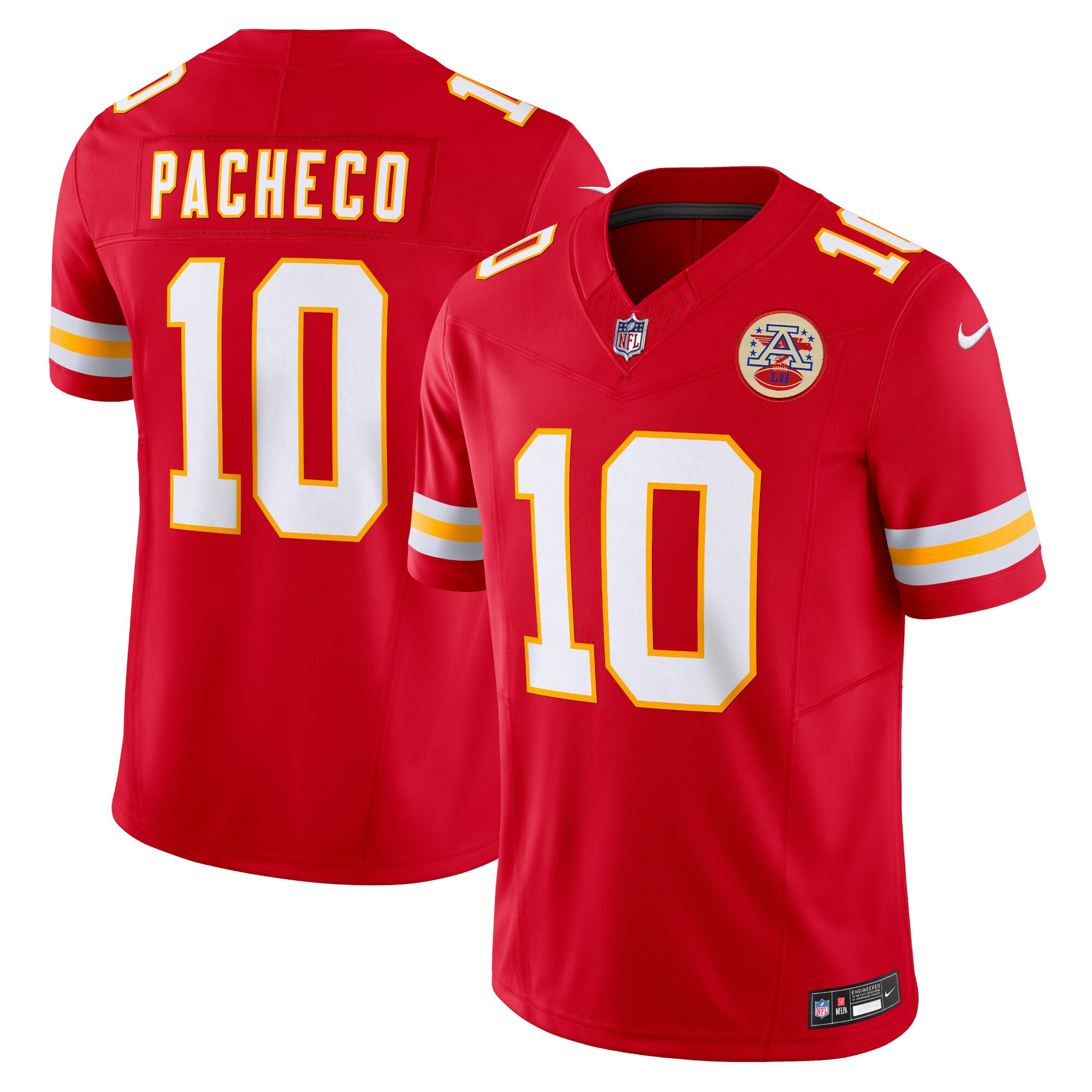Isiah Pacheco Kansas City Chiefs Nike Vapor F.U.S.E. Limited Jersey - Red - vstockx