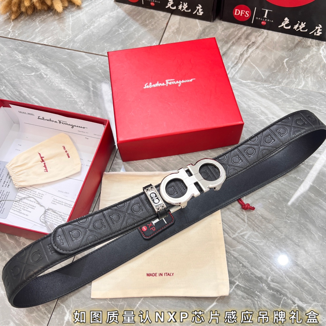 Streetwear Belt Ferragamo 319892 size:3.5cm - vstockx