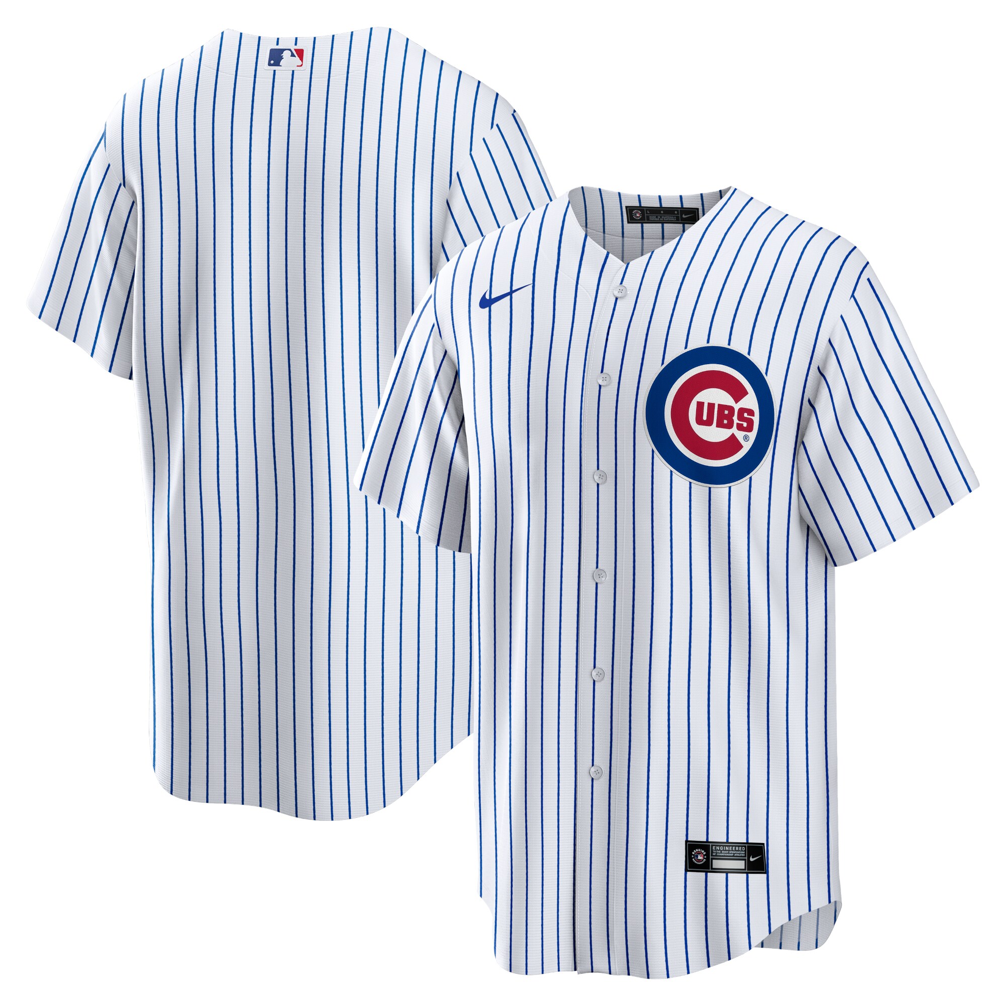 Chicago Cubs Nike Home Replica Team Jersey - White - vstockx