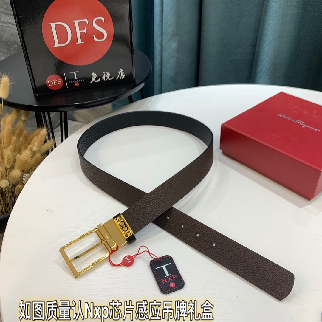 Streetwear Belt Ferragamo 319399 size:3.5cm - vstockx
